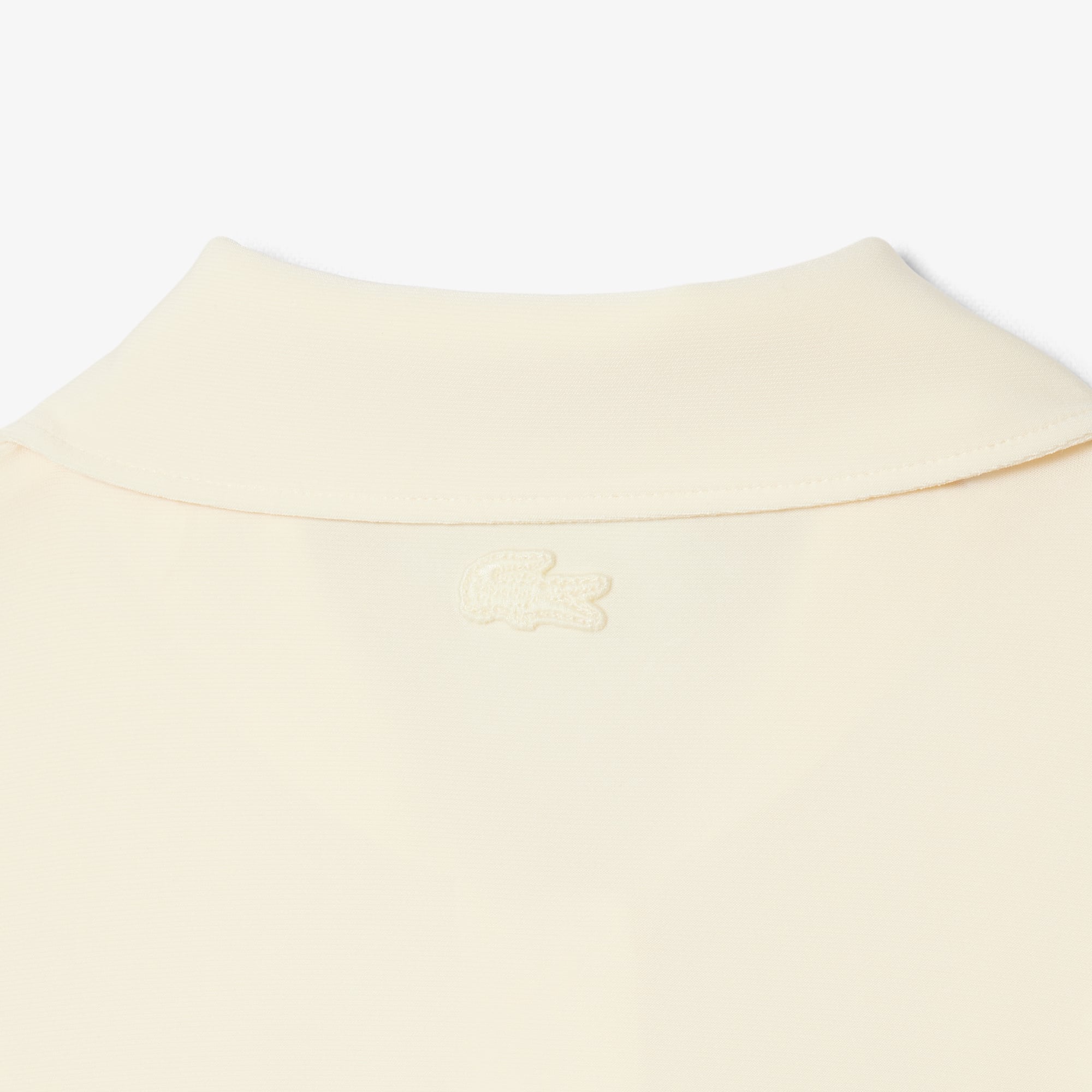 Lacoste Kadın Slim Fit Sarı Polo görsel 6