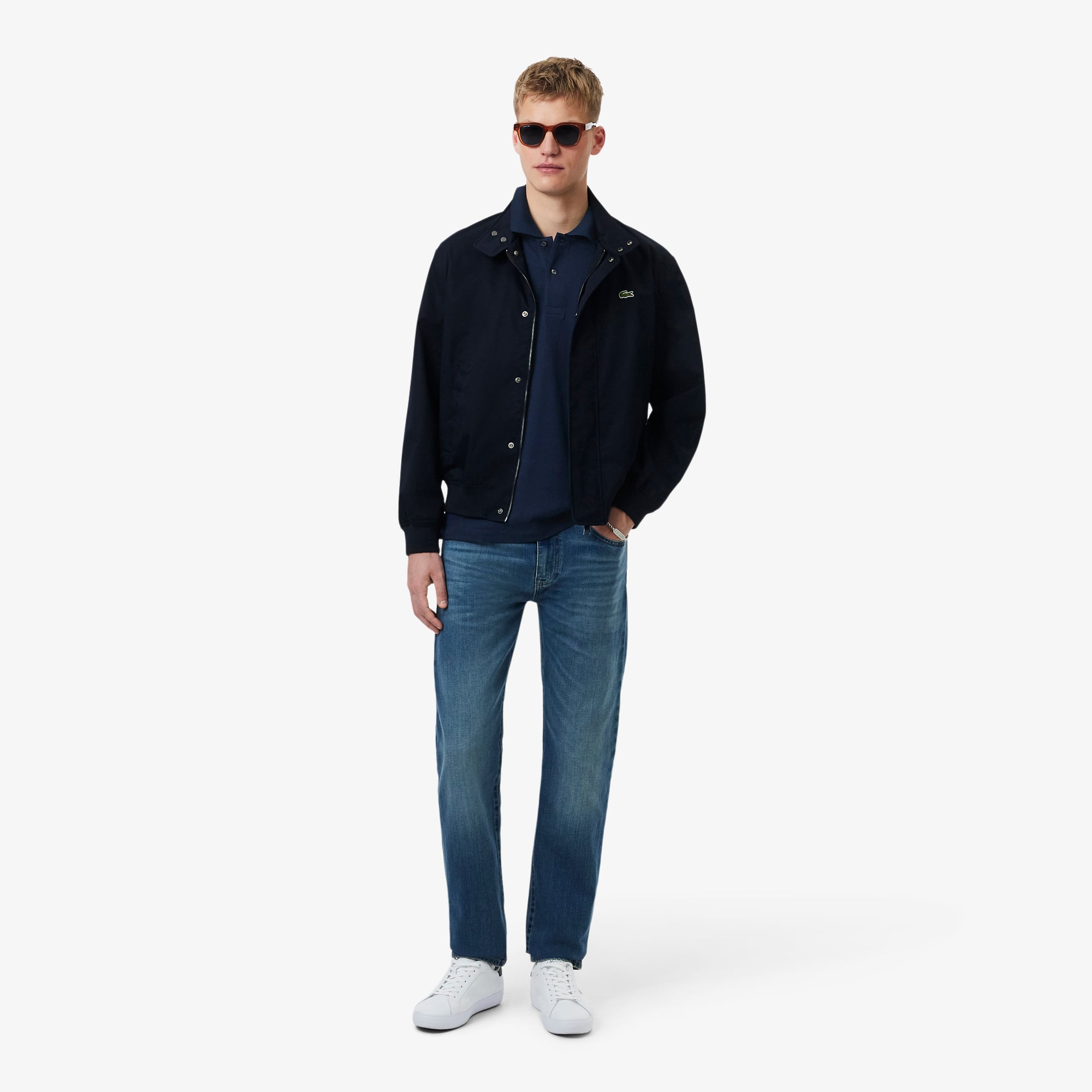 Lacoste L.12.12 Erkek Classic Fit Lacivert Polo görsel 8