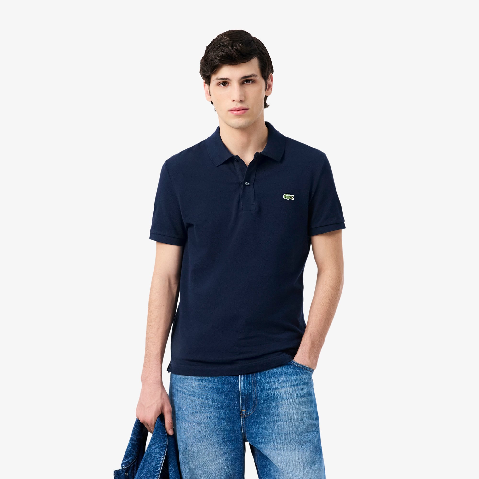 Lacoste L.12.12 Erkek Slim Fit Lacivert Polo