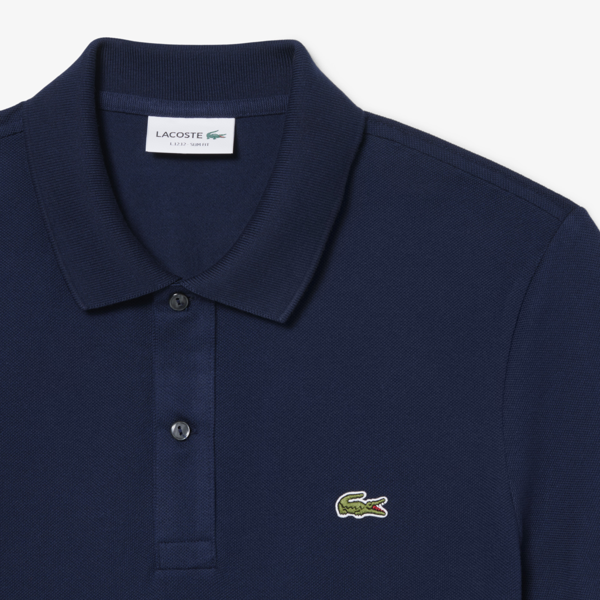 Lacoste L.12.12 Erkek Slim Fit Lacivert Polo görsel 5