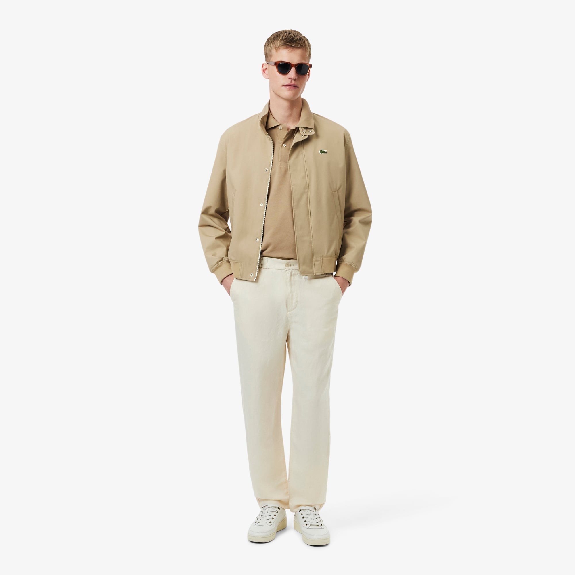 Lacoste L.12.12 Erkek Classic Fit Açık Kahverengi Polo görsel 8