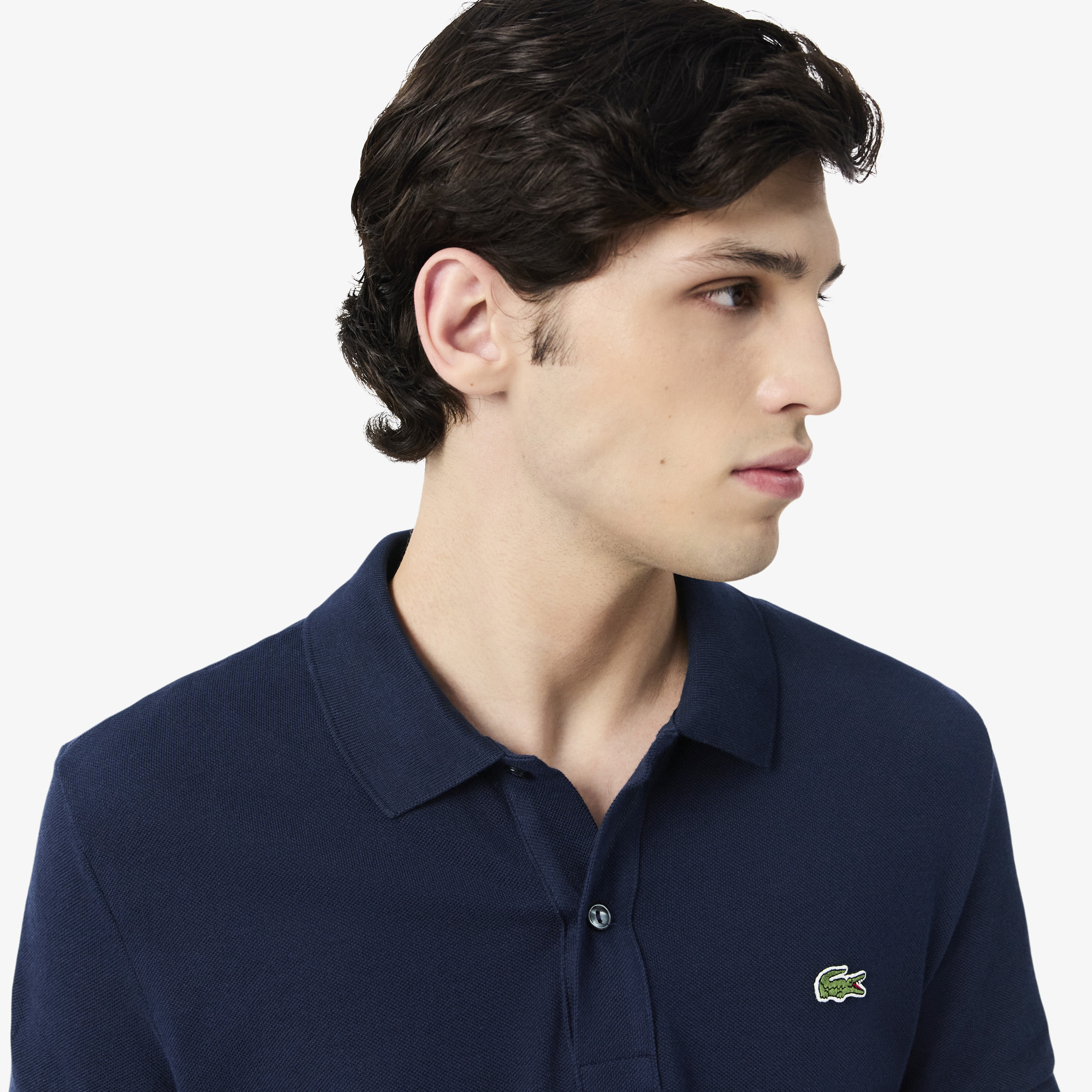 Lacoste L.12.12 Erkek Slim Fit Lacivert Polo görsel 2