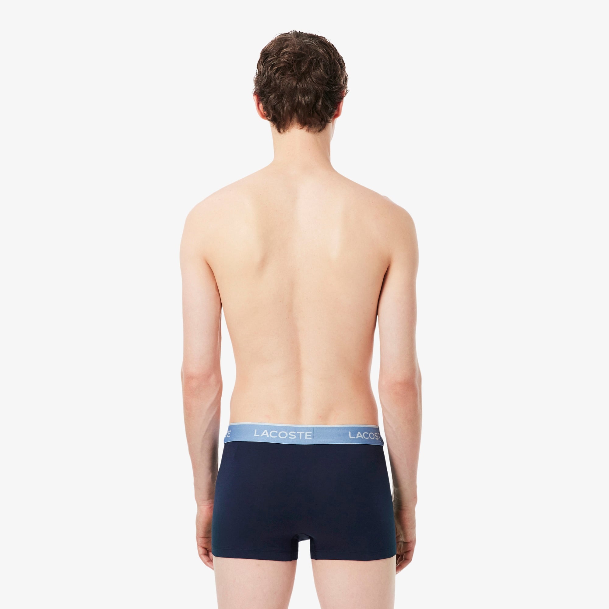 Erkek Regular Fit 3'lü Lacivert Boxer