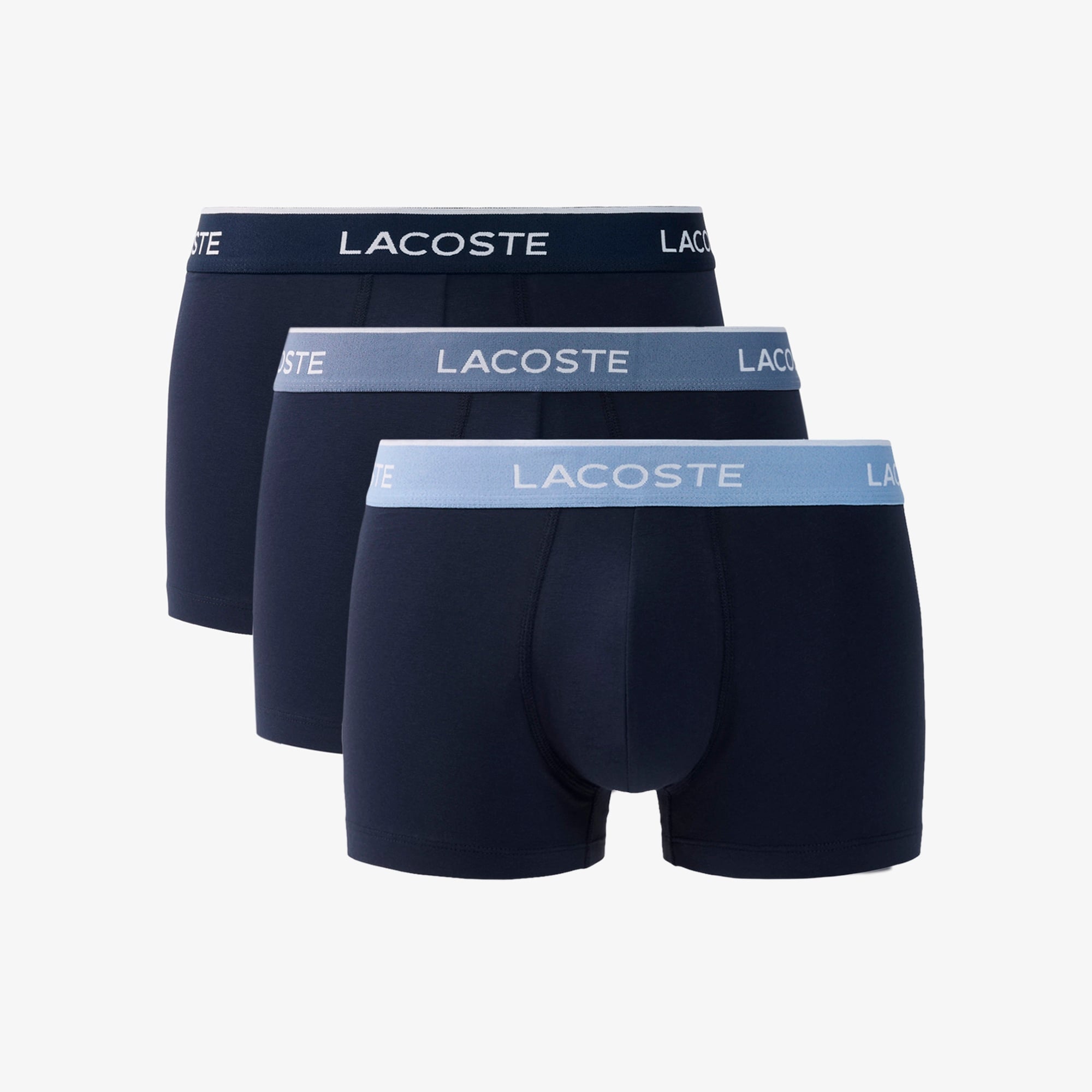 Erkek Regular Fit 3'lü Lacivert Boxer