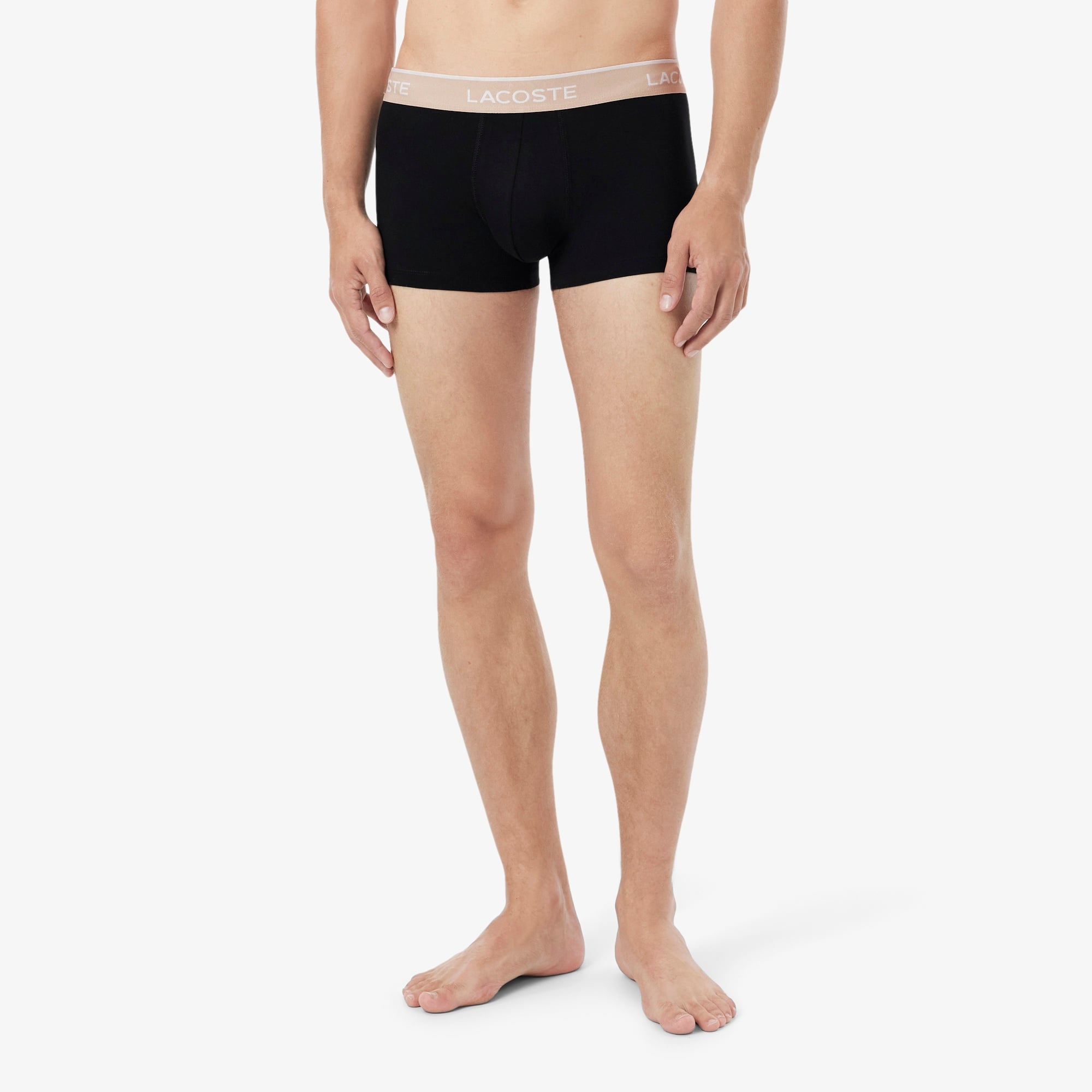Erkek Regular Fit 3'lü Siyah Boxer