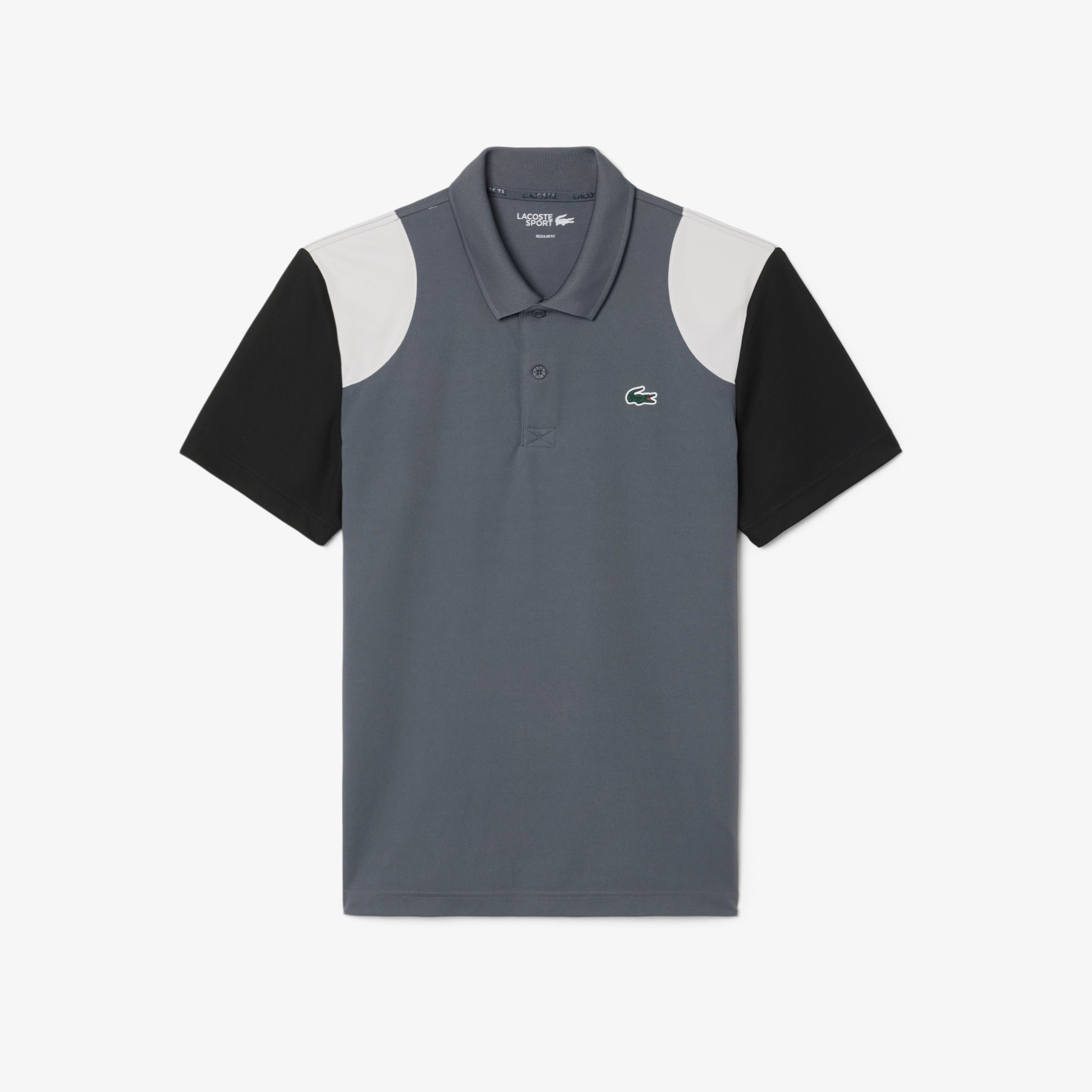 SPORT Erkek Regular Fit Renk Bloklu Gri Polo SPORT Erkek Regular Fit Renk Bloklu Gri Polo