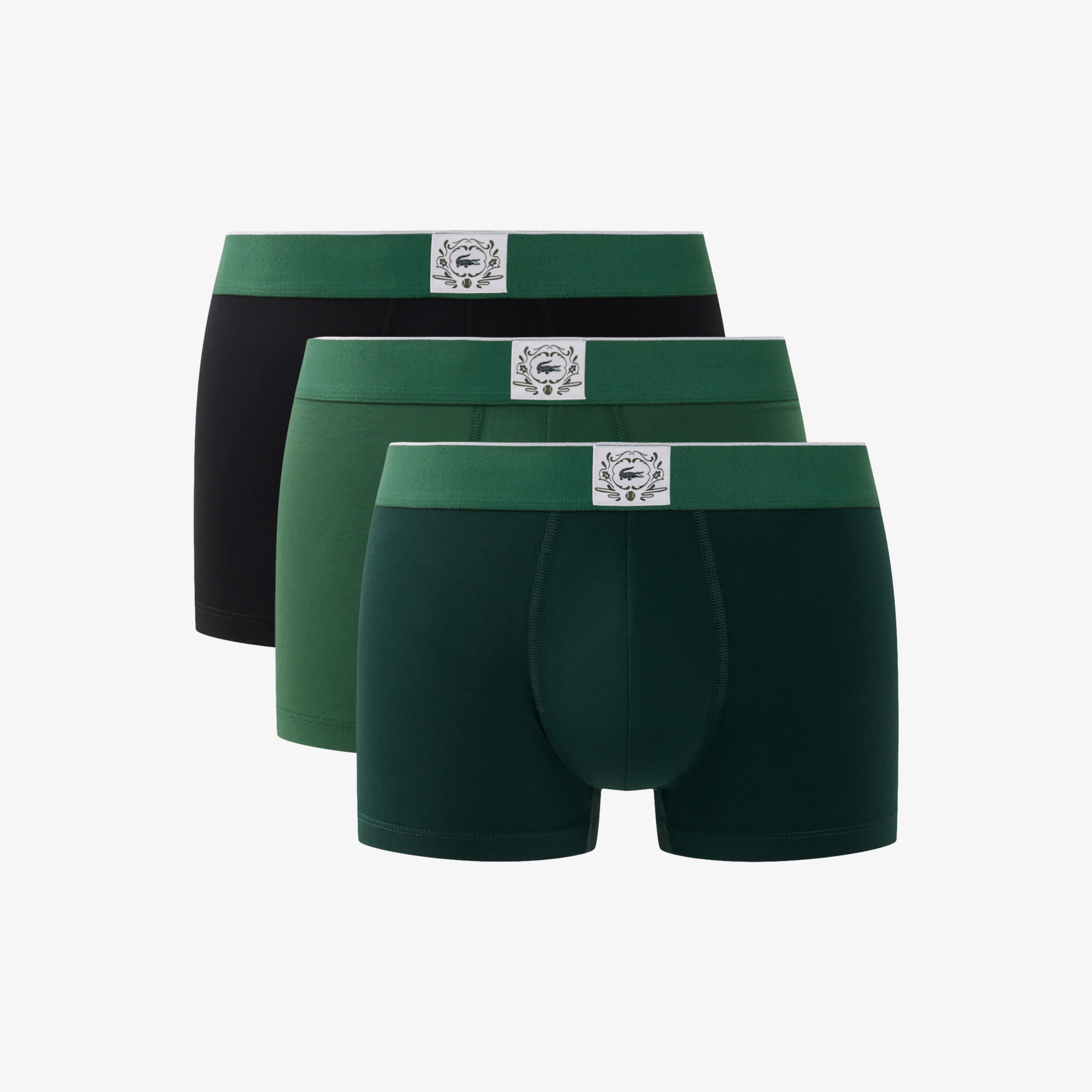 Erkek Regular Fit 3'lü Yeşil Boxer Erkek Regular Fit 3'lü Yeşil Boxer