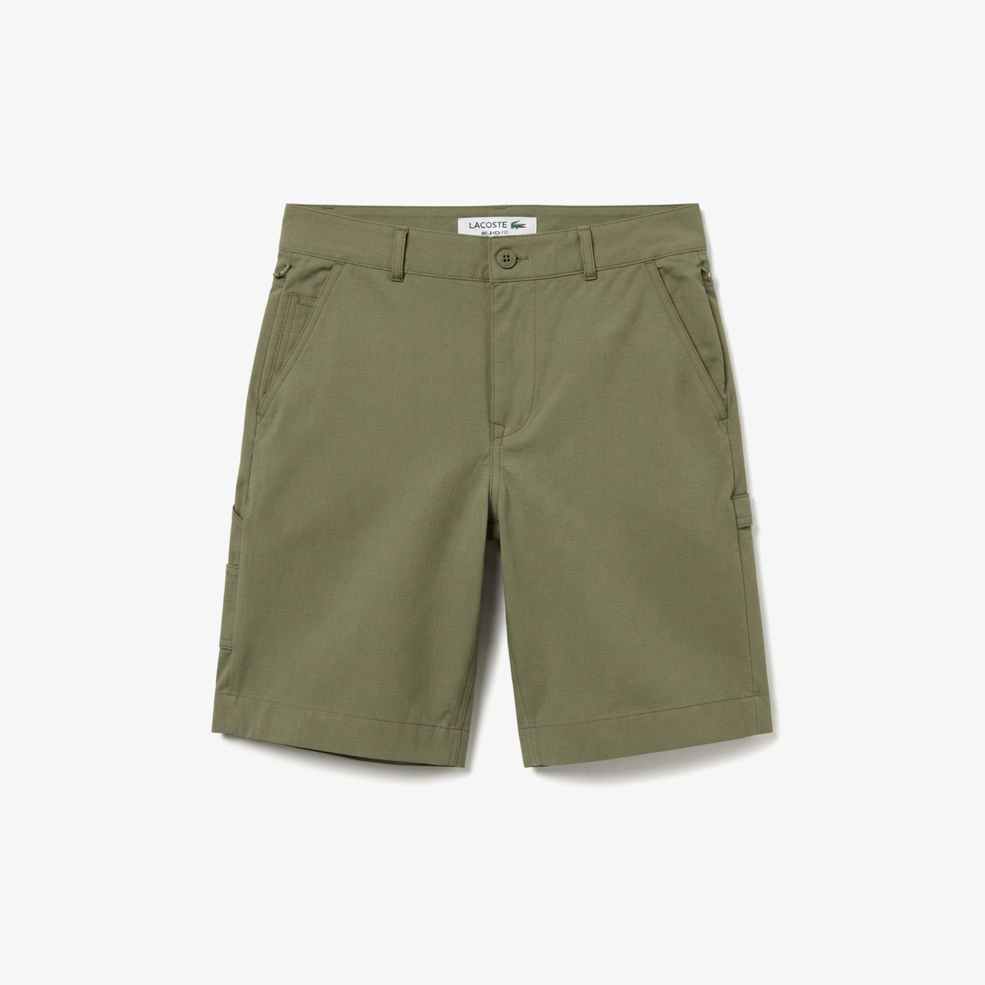 Lacoste Erkek Relaxed Fit Haki Bermuda Şort görsel 3