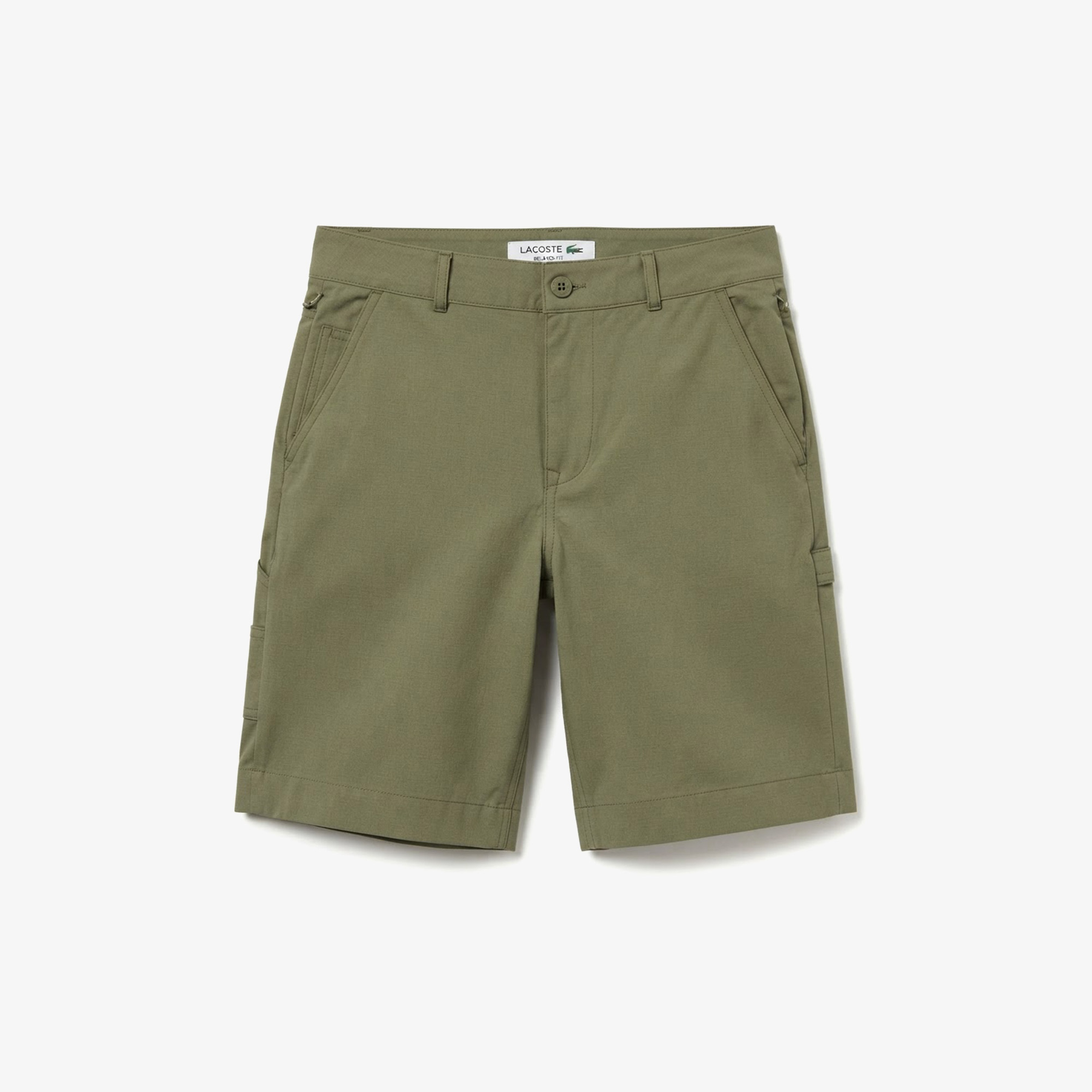 Erkek Relaxed Fit Haki Bermuda Şort