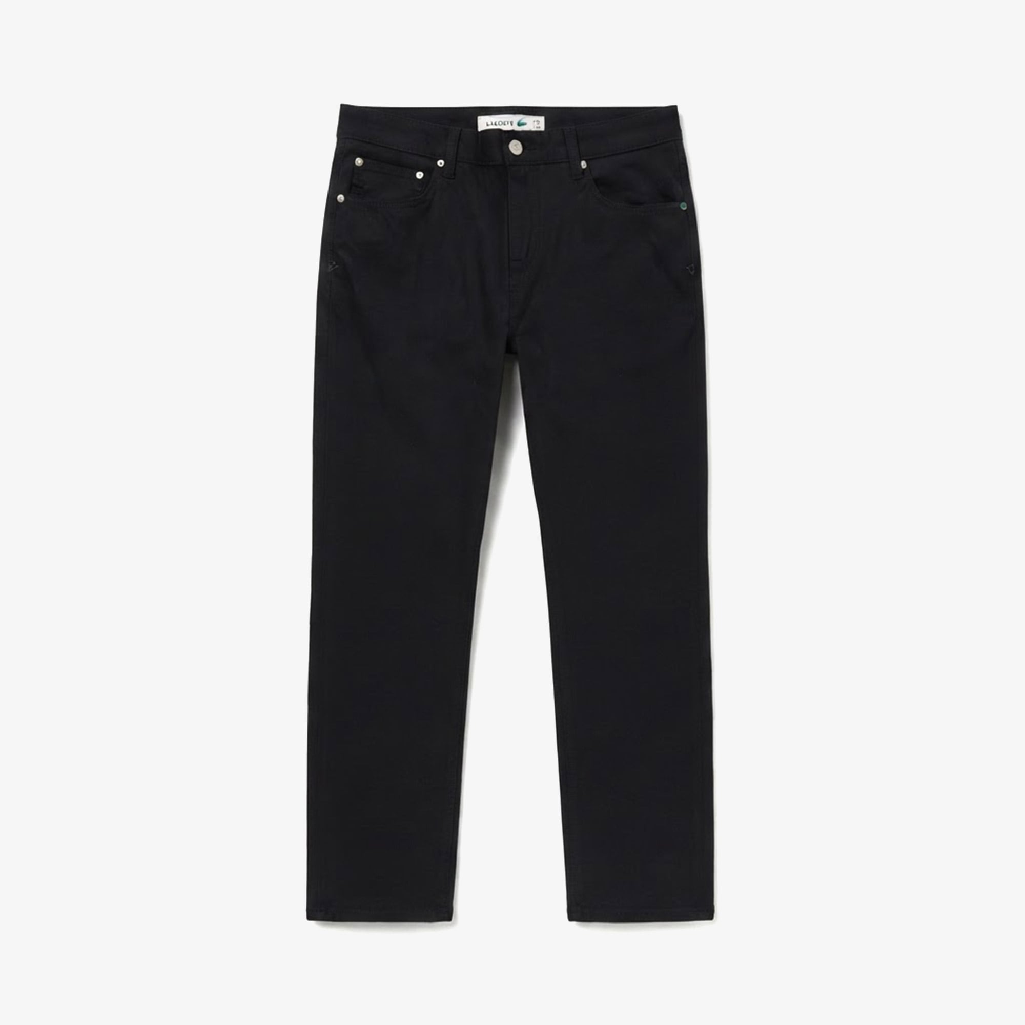 Lacoste Erkek Slim Fit Siyah Jean Pantolon görsel 3
