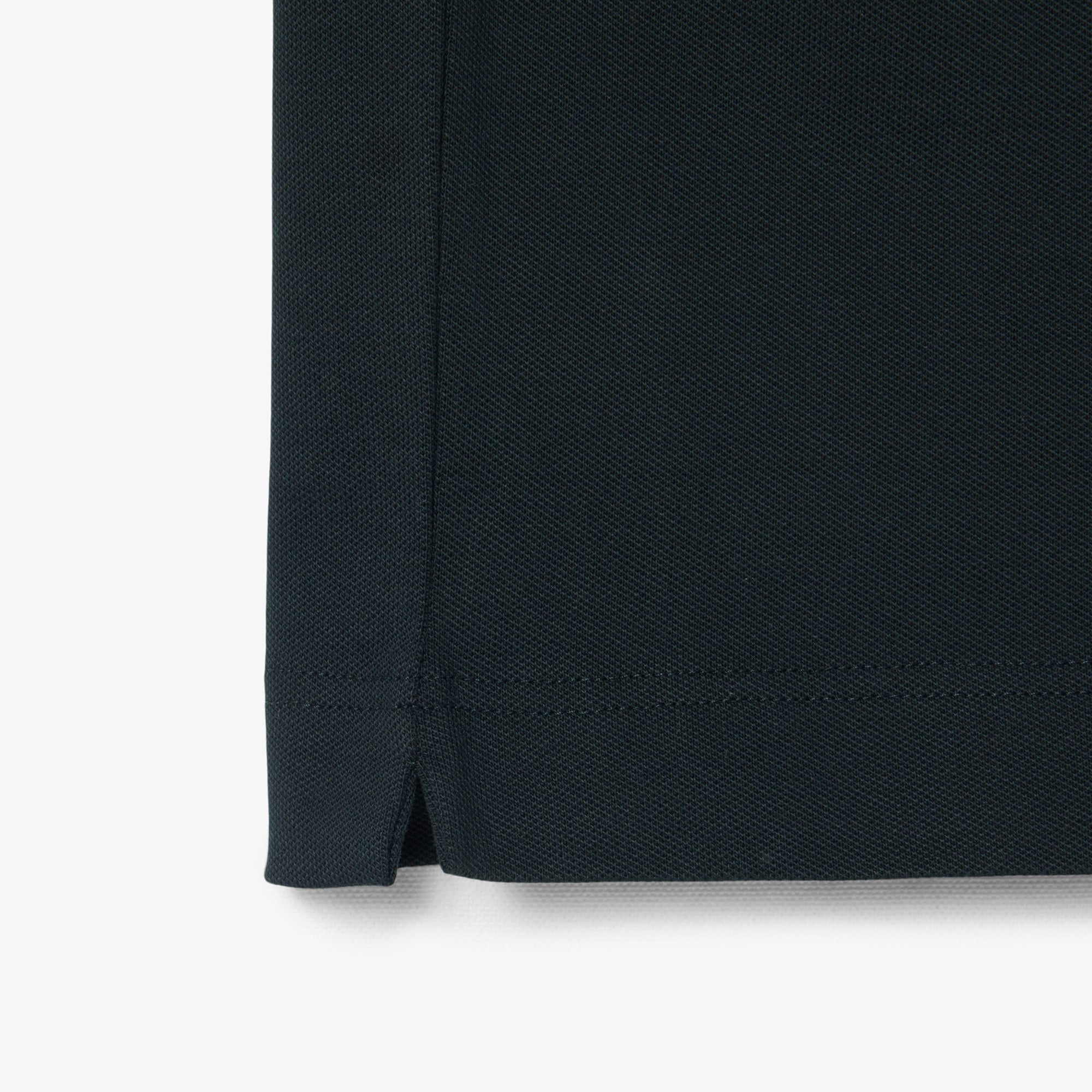 Erkek Regular Fit Uzun Kollu Koyu Yeşil Paris Polo