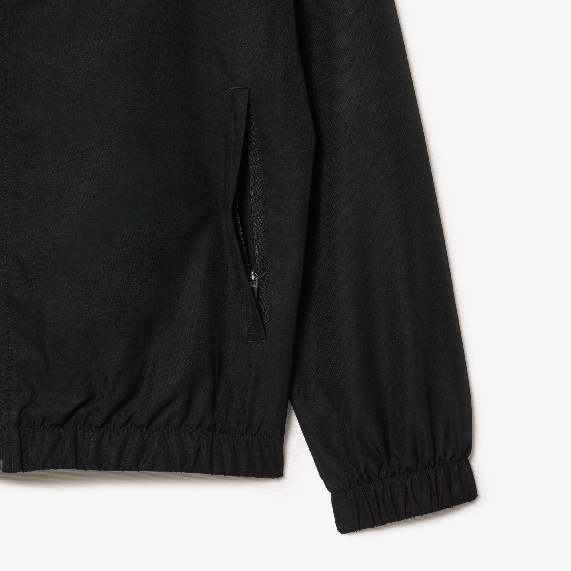 Lacoste Erkek Regular Fit Uzun Kollu Kapüşonlu Siyah Eşofman Takımı görsel 4