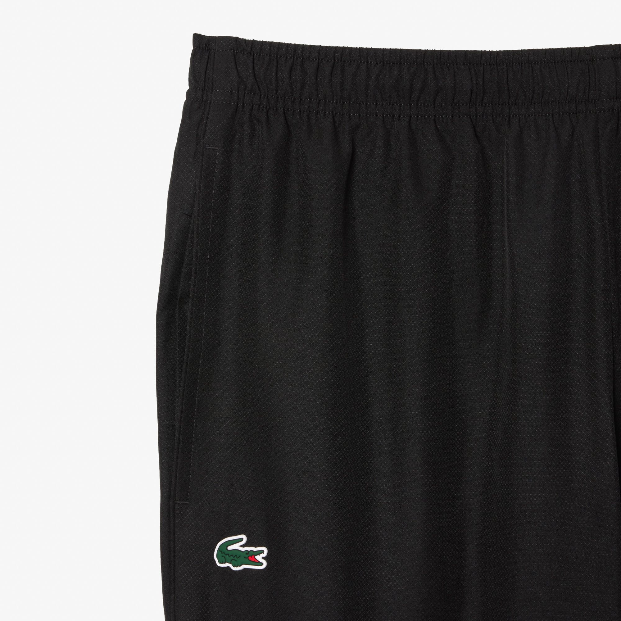 Lacoste Erkek Regular Fit Uzun Kollu Kapüşonlu Siyah Eşofman Takımı görsel 6