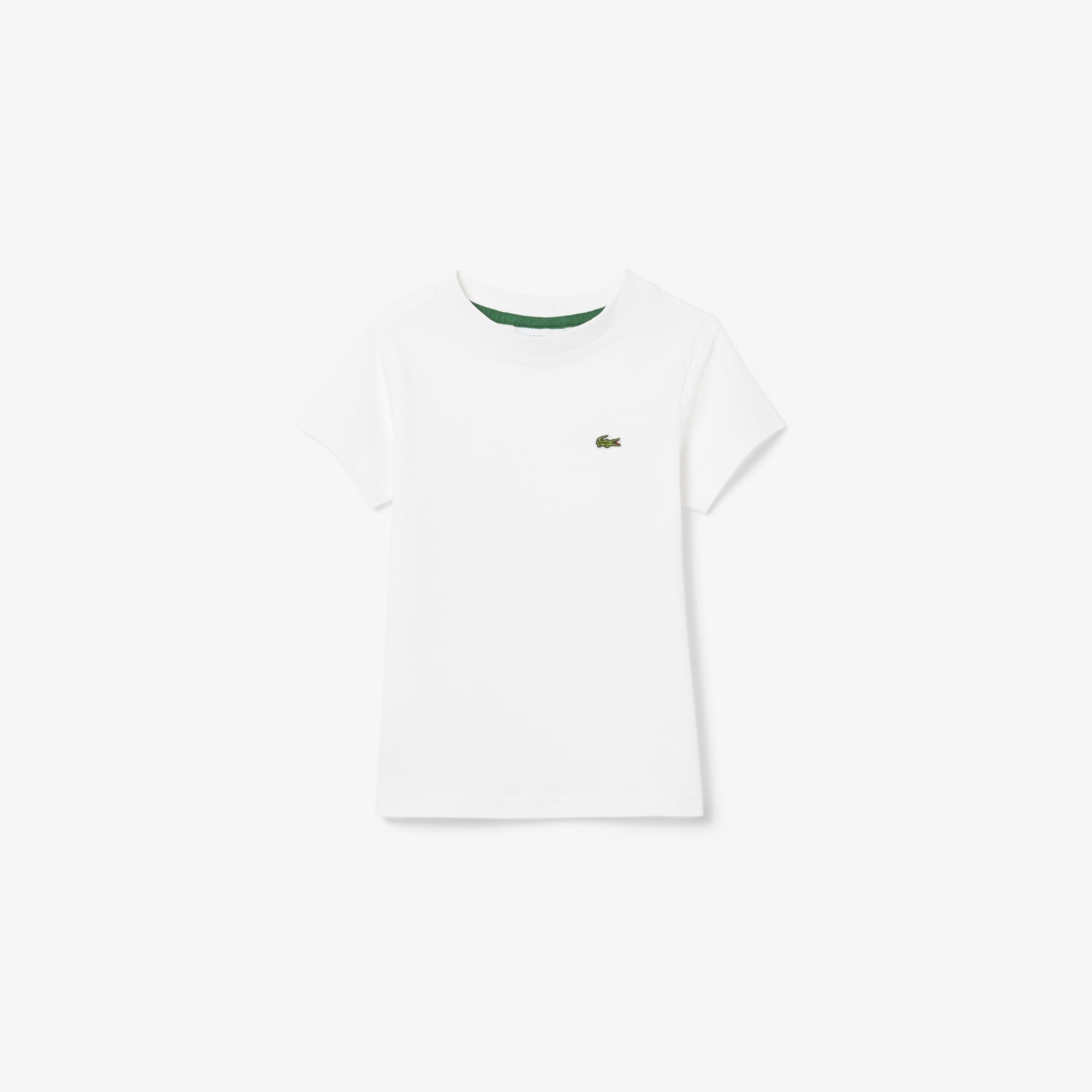 Çocuk Bisiklet Yaka Beyaz T-Shirt