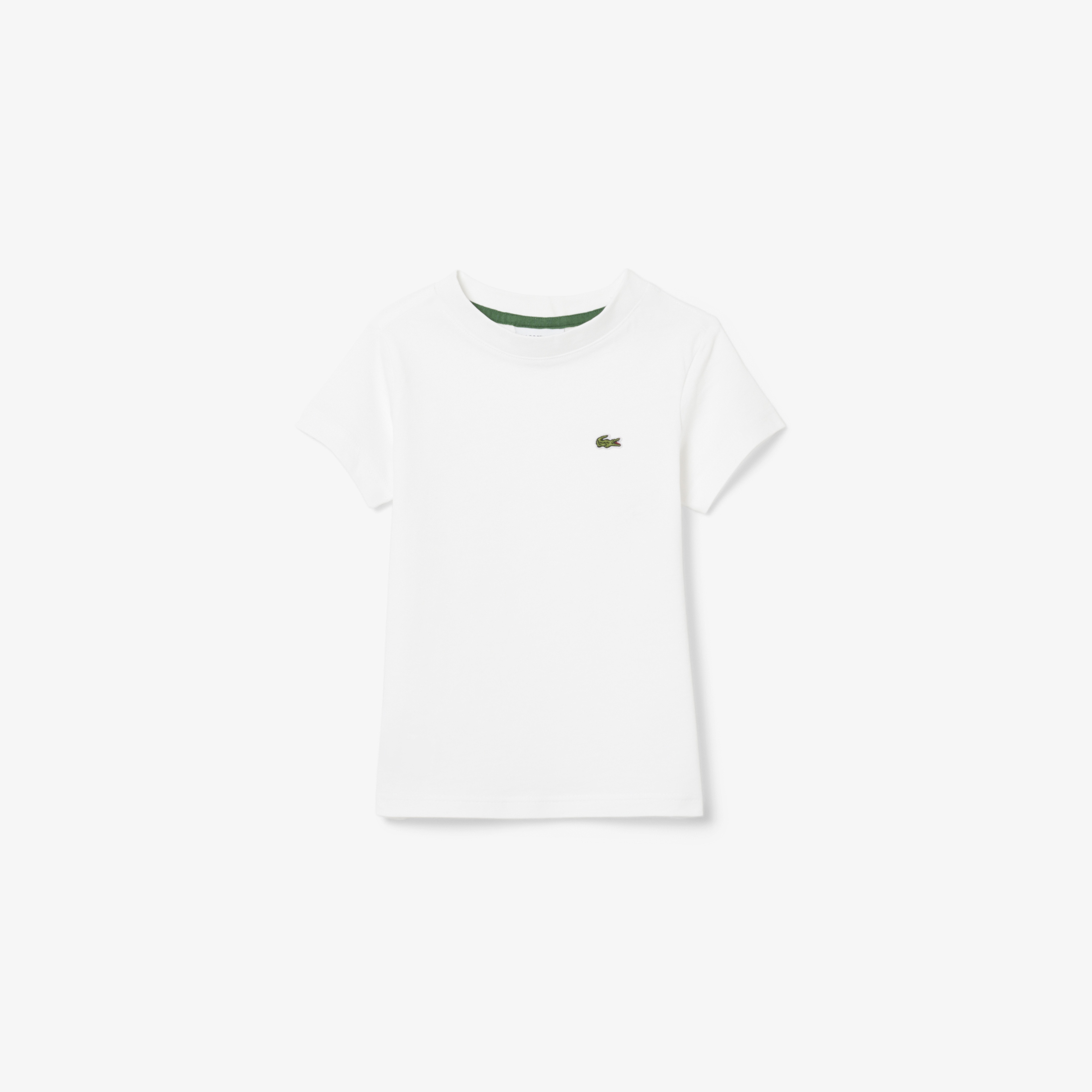 Çocuk Bisiklet Yaka Beyaz T-Shirt
