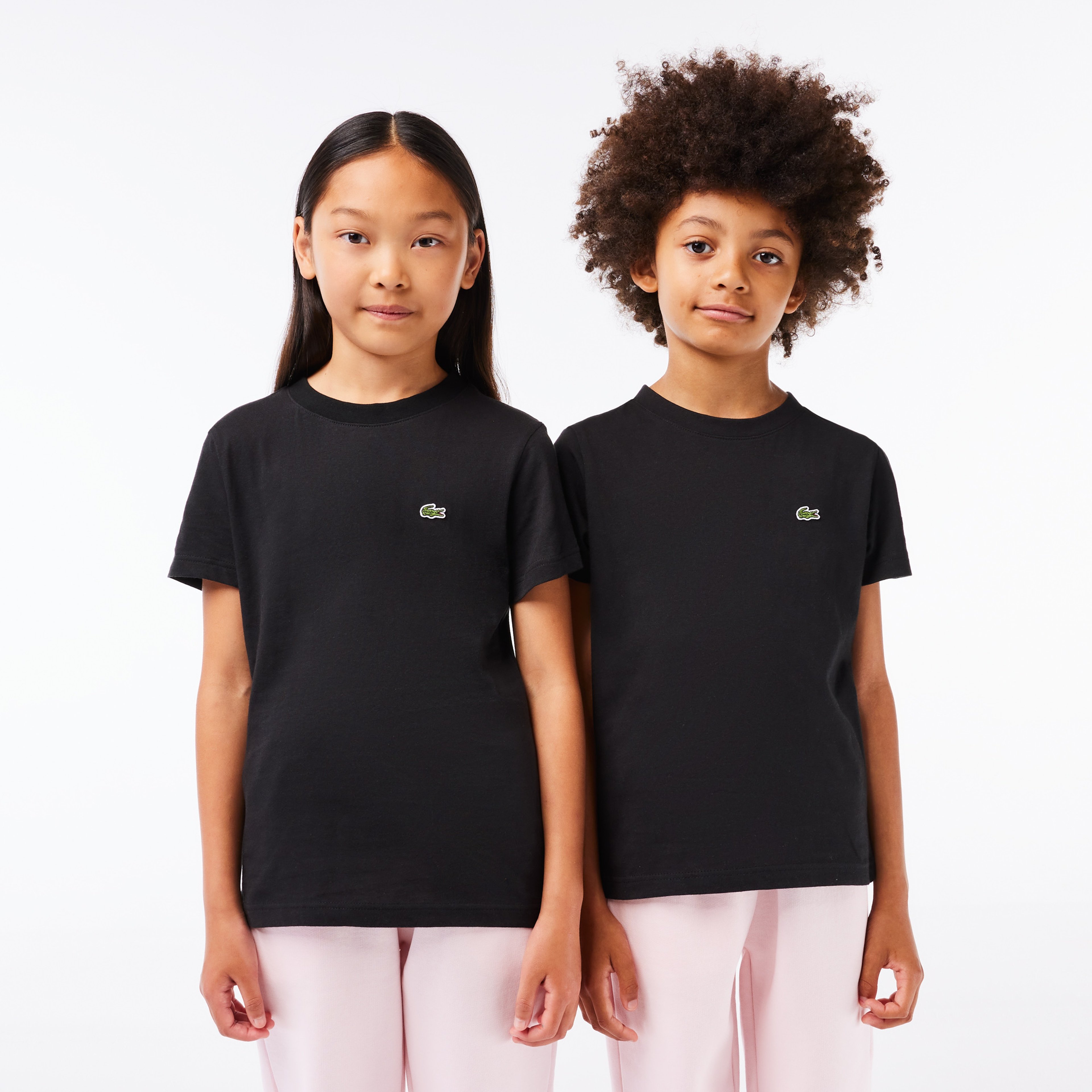 Çocuk Bisiklet Yaka Siyah T-Shirt Çocuk Bisiklet Yaka Siyah T-Shirt