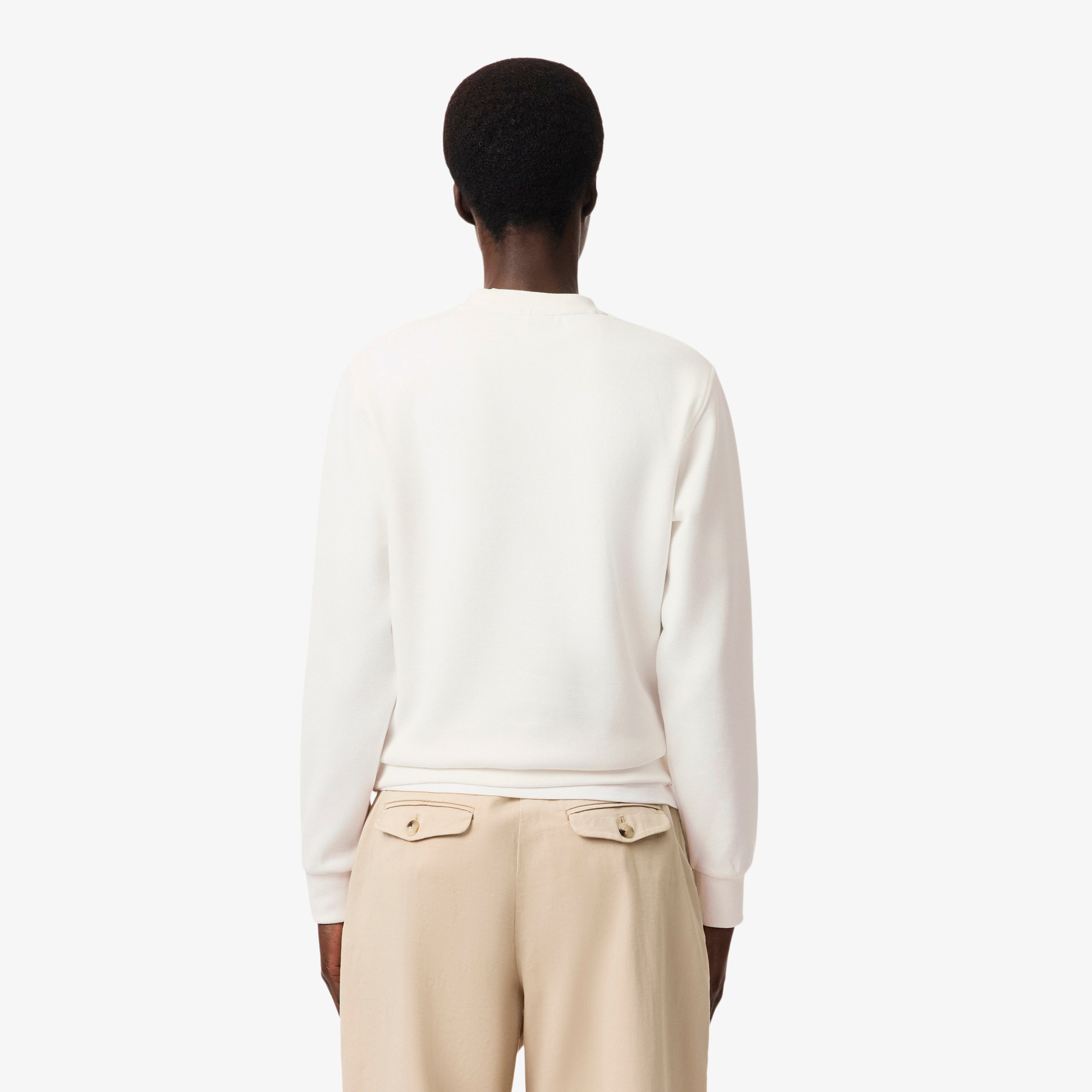Kadın Relaxed Fit Bisiklet Yaka Krem Sweatshirt Kadın Relaxed Fit Bisiklet Yaka Krem Sweatshirt