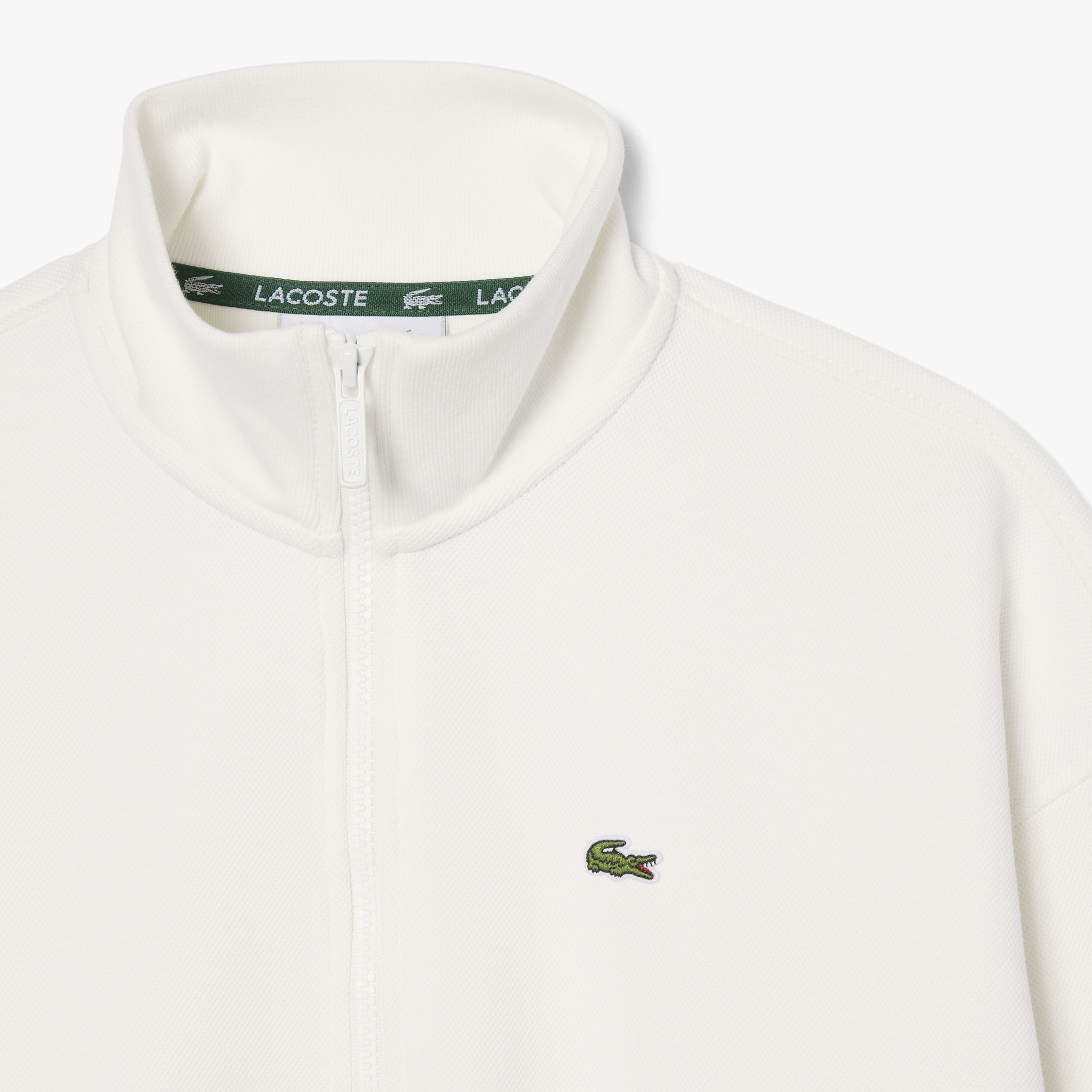 Kadın Relaxed Fit Yarım Fermuarlı Krem Sweatshirt Kadın Relaxed Fit Yarım Fermuarlı Krem Sweatshirt