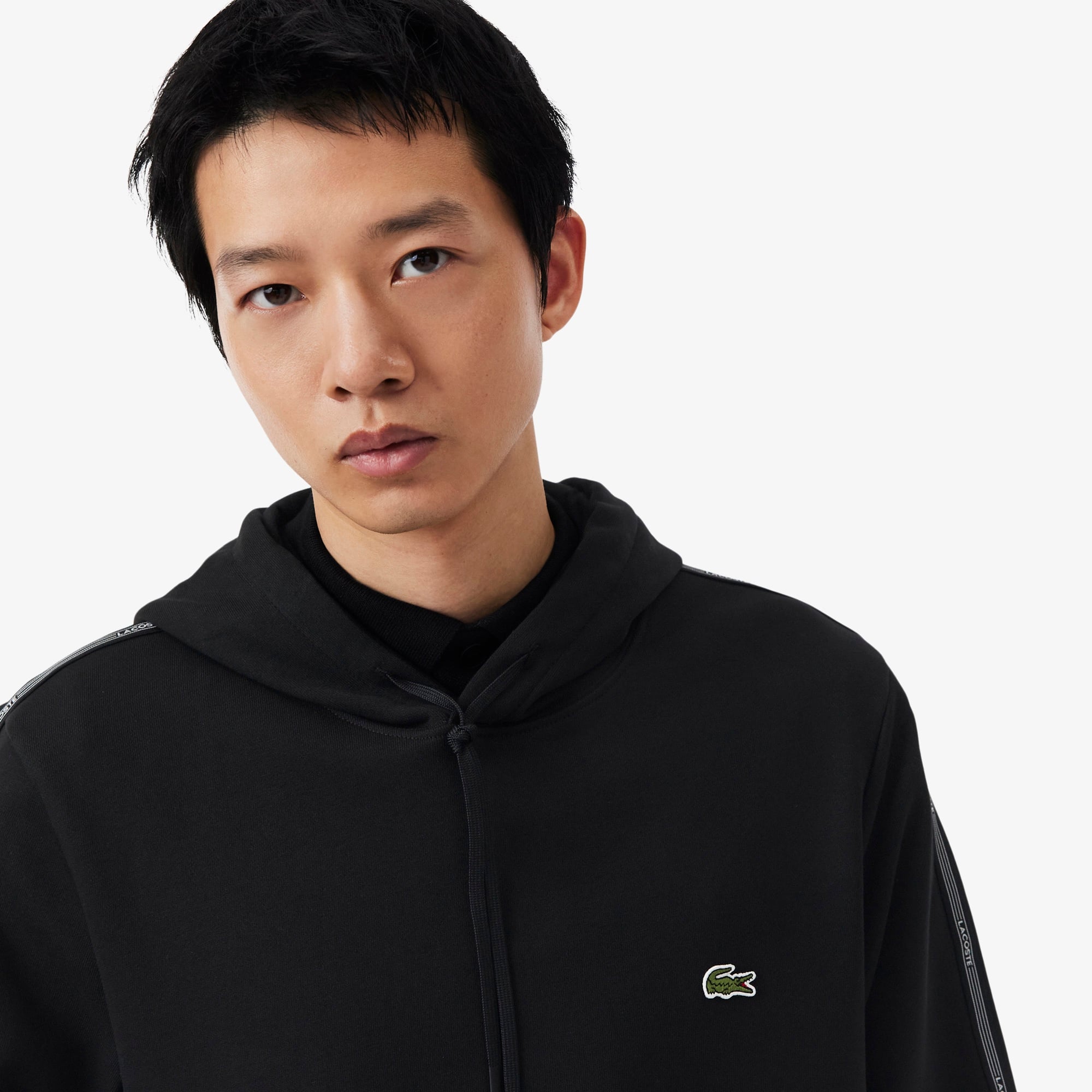 Erkek Classic Fit Kapüşonlu Siyah Sweatshirt