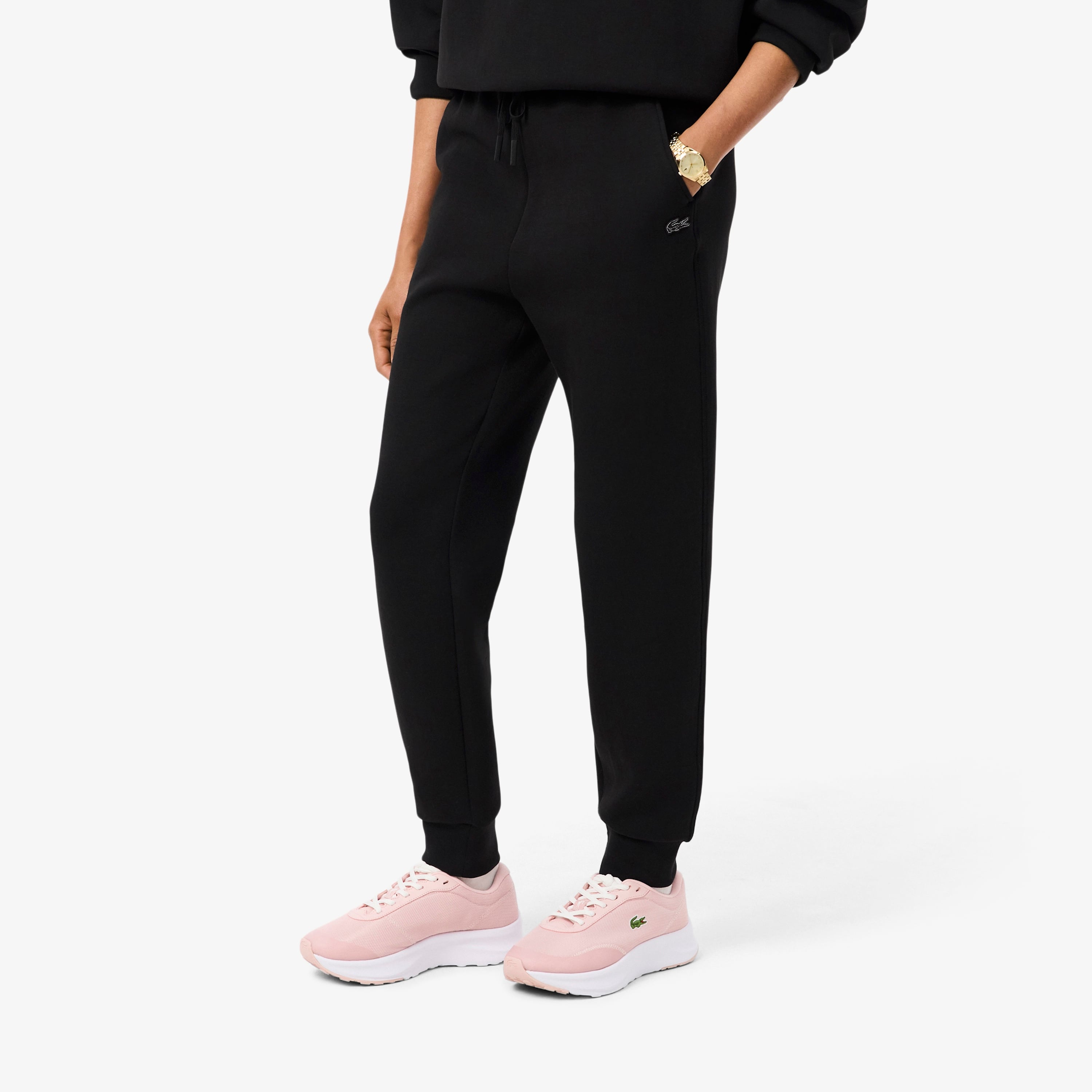 Kadın Straight Fit Siyah Eşofman Altı