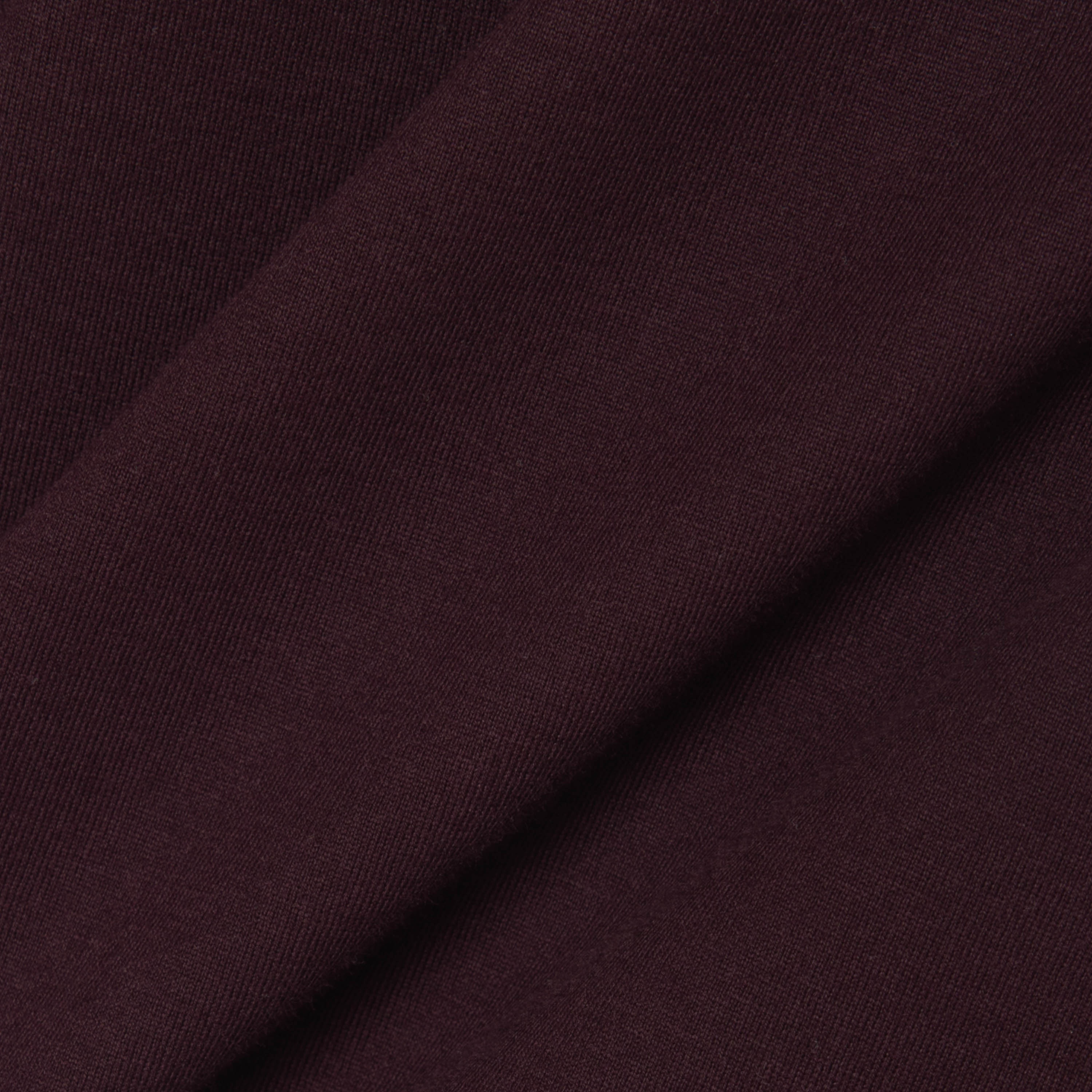 Kadın Relaxed Fit Bisiklet Yaka Bordo T-Shirt