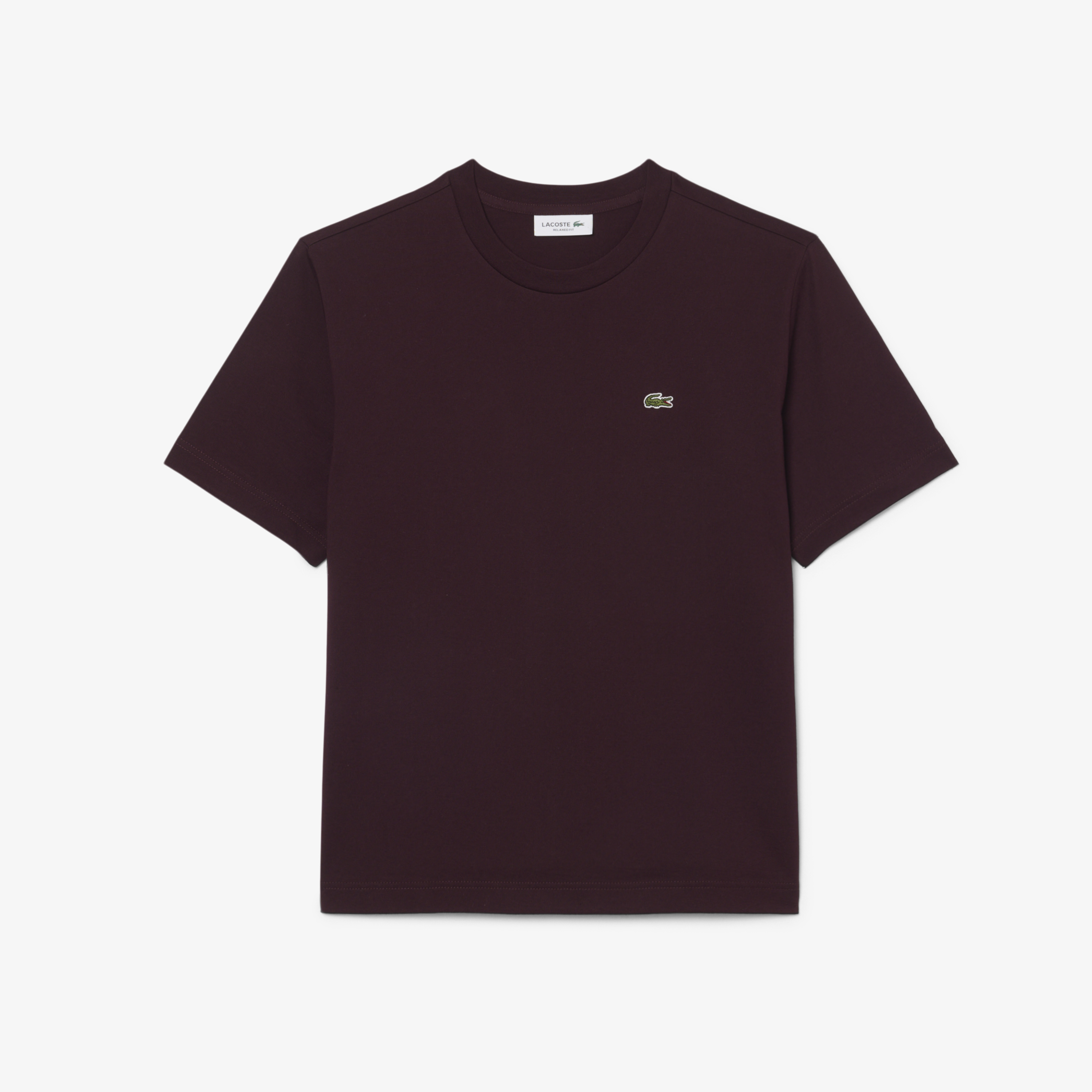 Kadın Relaxed Fit Bisiklet Yaka Bordo T-Shirt Kadın Relaxed Fit Bisiklet Yaka Bordo T-Shirt