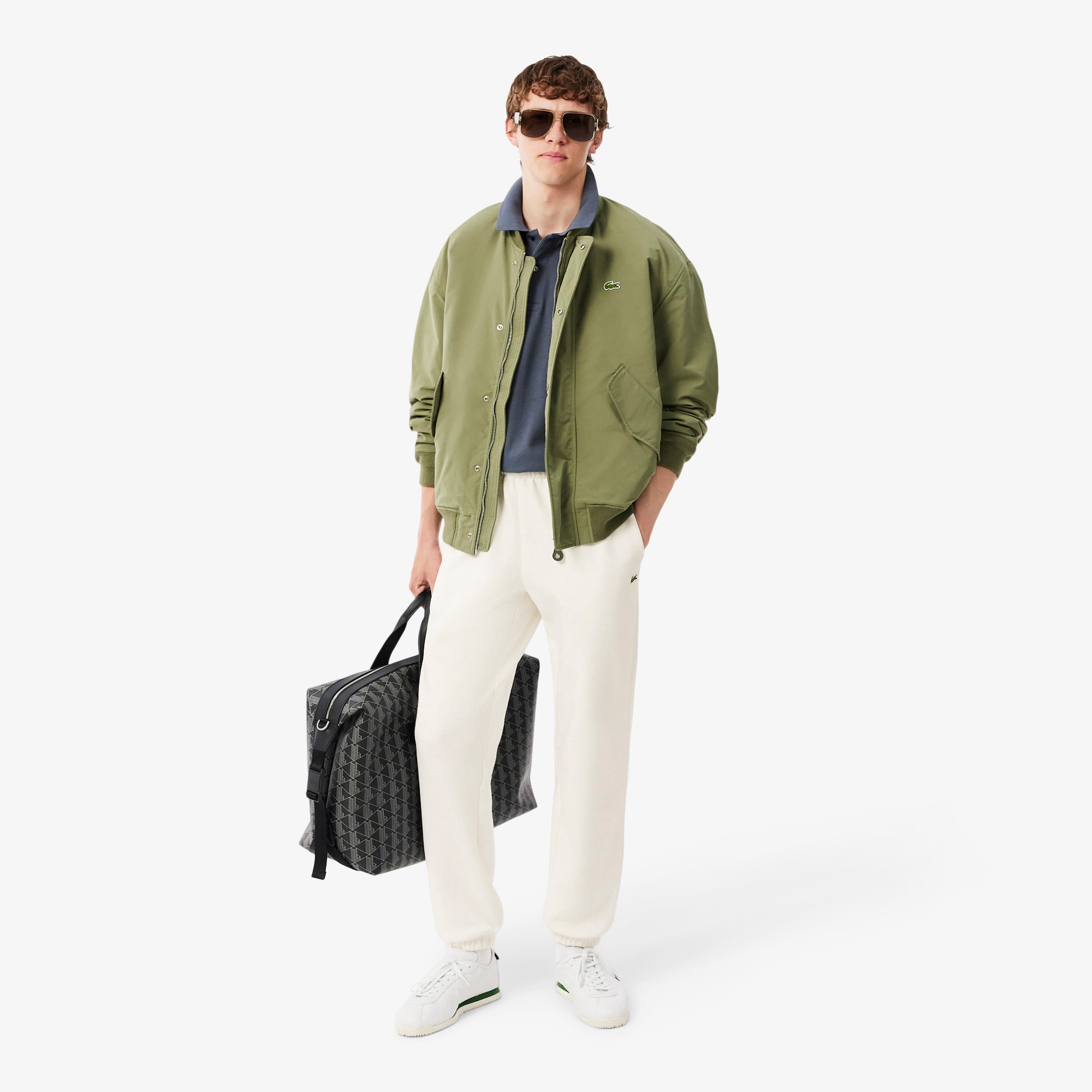 Erkek Regular Fit Krem Eşofman Altı