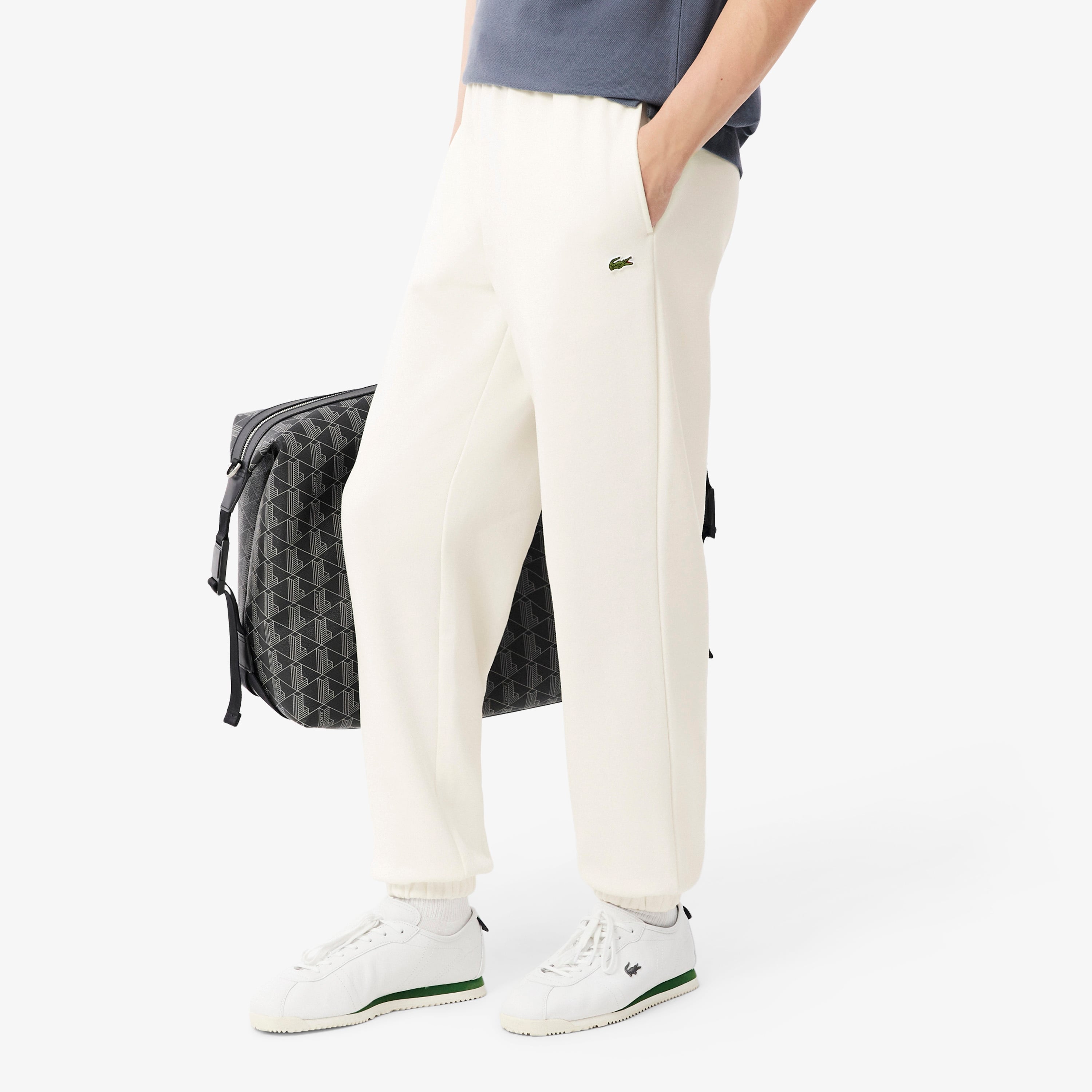 Erkek Regular Fit Krem Eşofman Altı