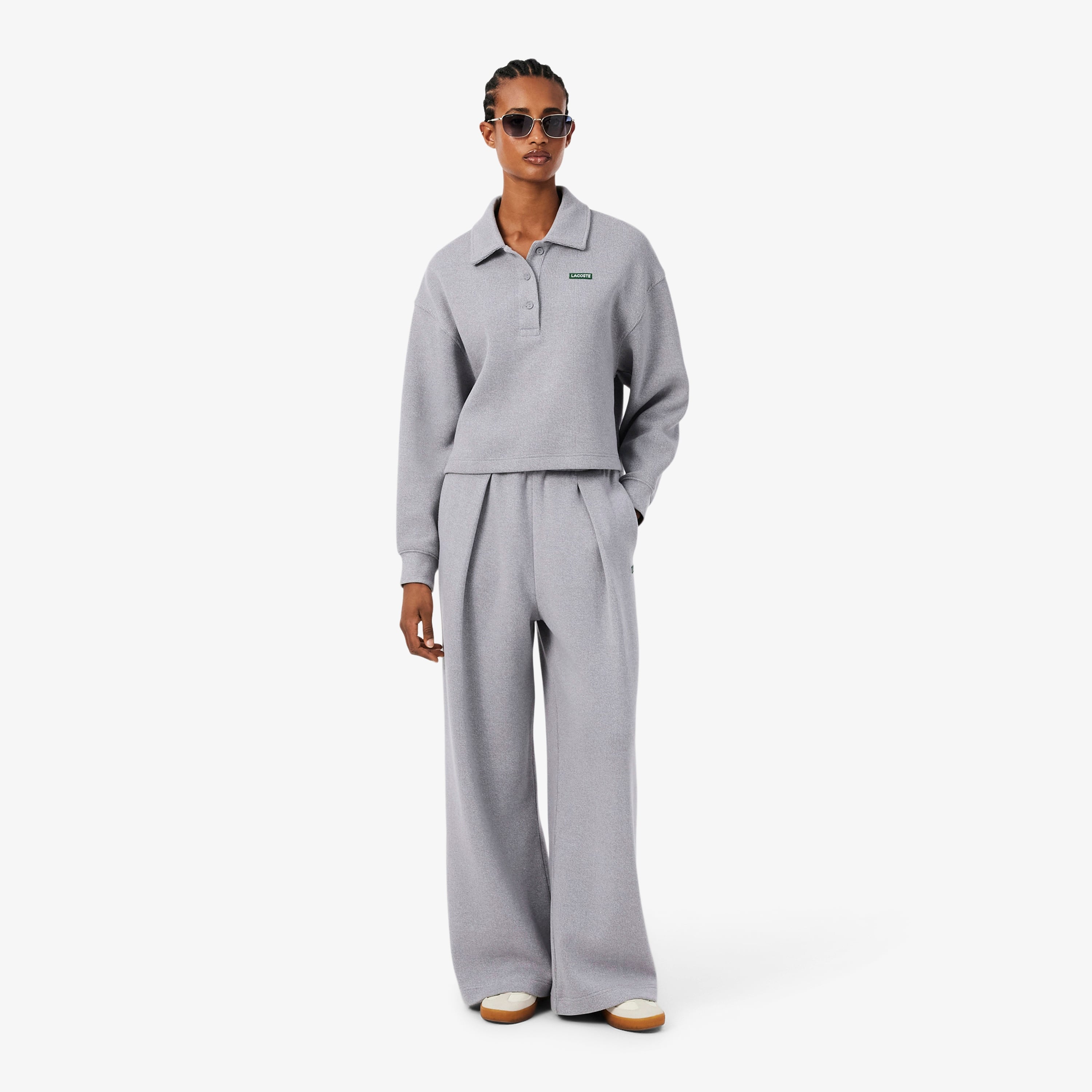 Kadın Flare Fit Gri Eşofman Altı
