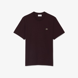 Erkek Classic Fit Bisiklet Yaka Bordo T-Shirt Bordo