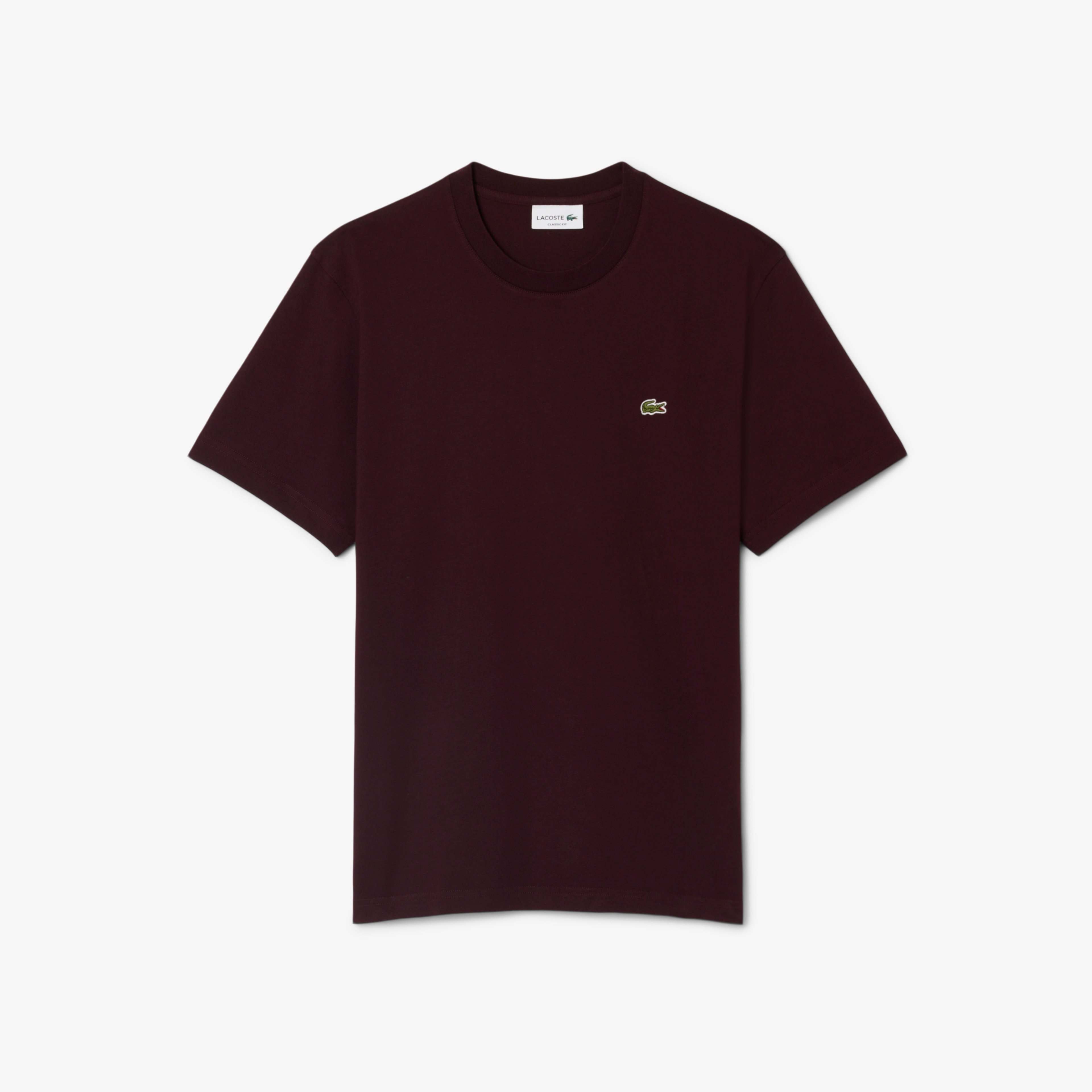 Erkek Classic Fit Bisiklet Yaka Bordo T-Shirt Erkek Classic Fit Bisiklet Yaka Bordo T-Shirt