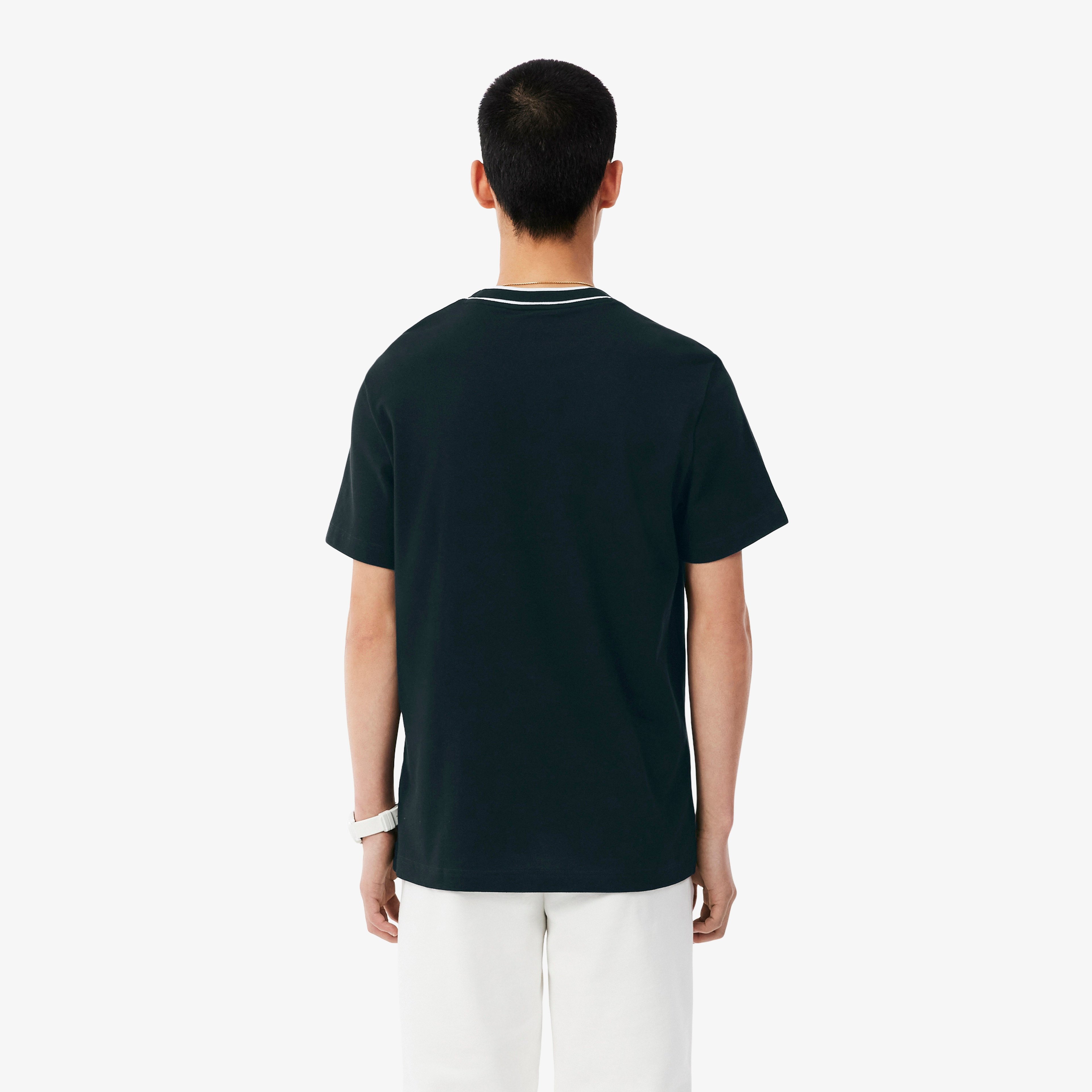 Erkek Regular Fit Bisiklet Yaka Lacivert T-Shirt