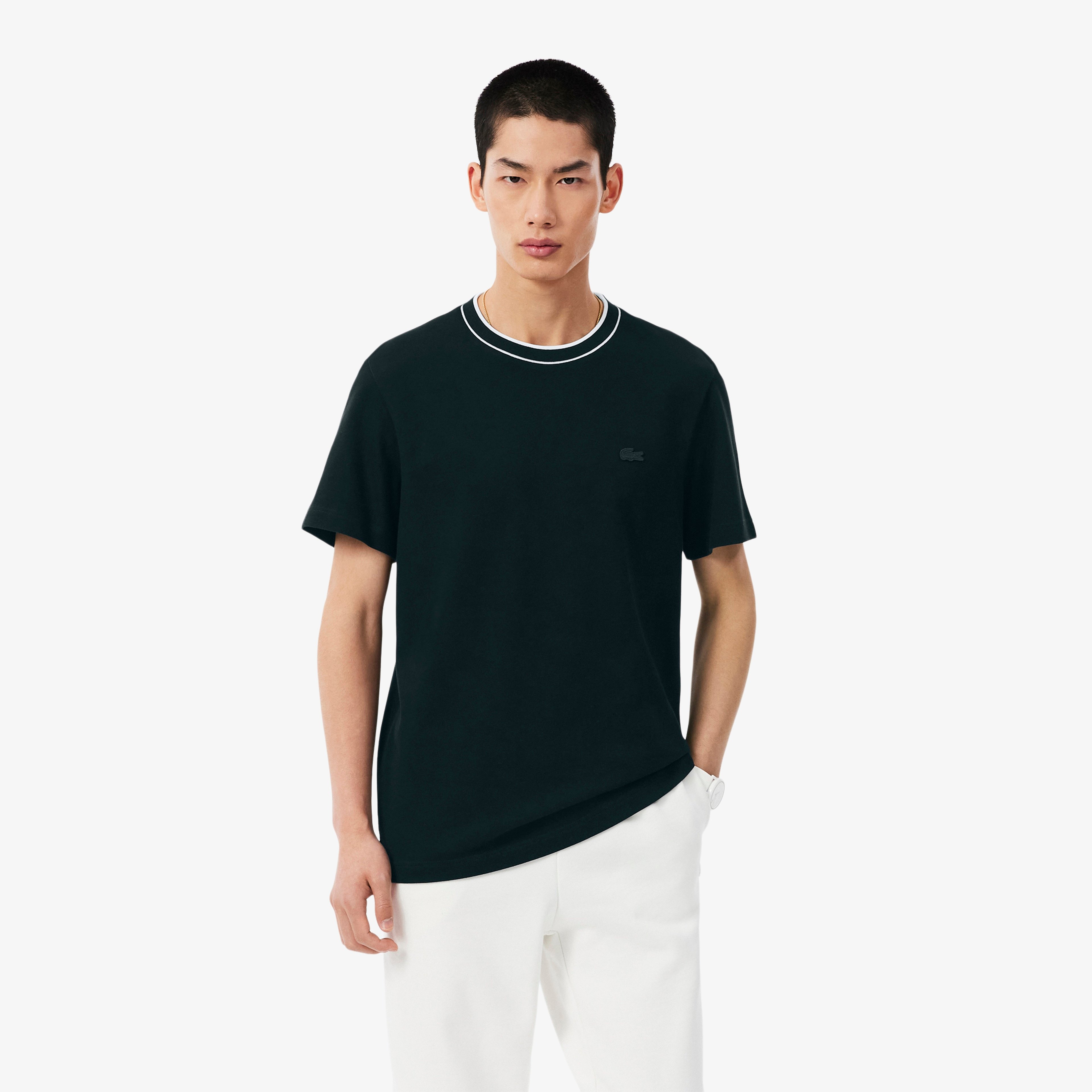 Erkek Regular Fit Bisiklet Yaka Lacivert T-Shirt