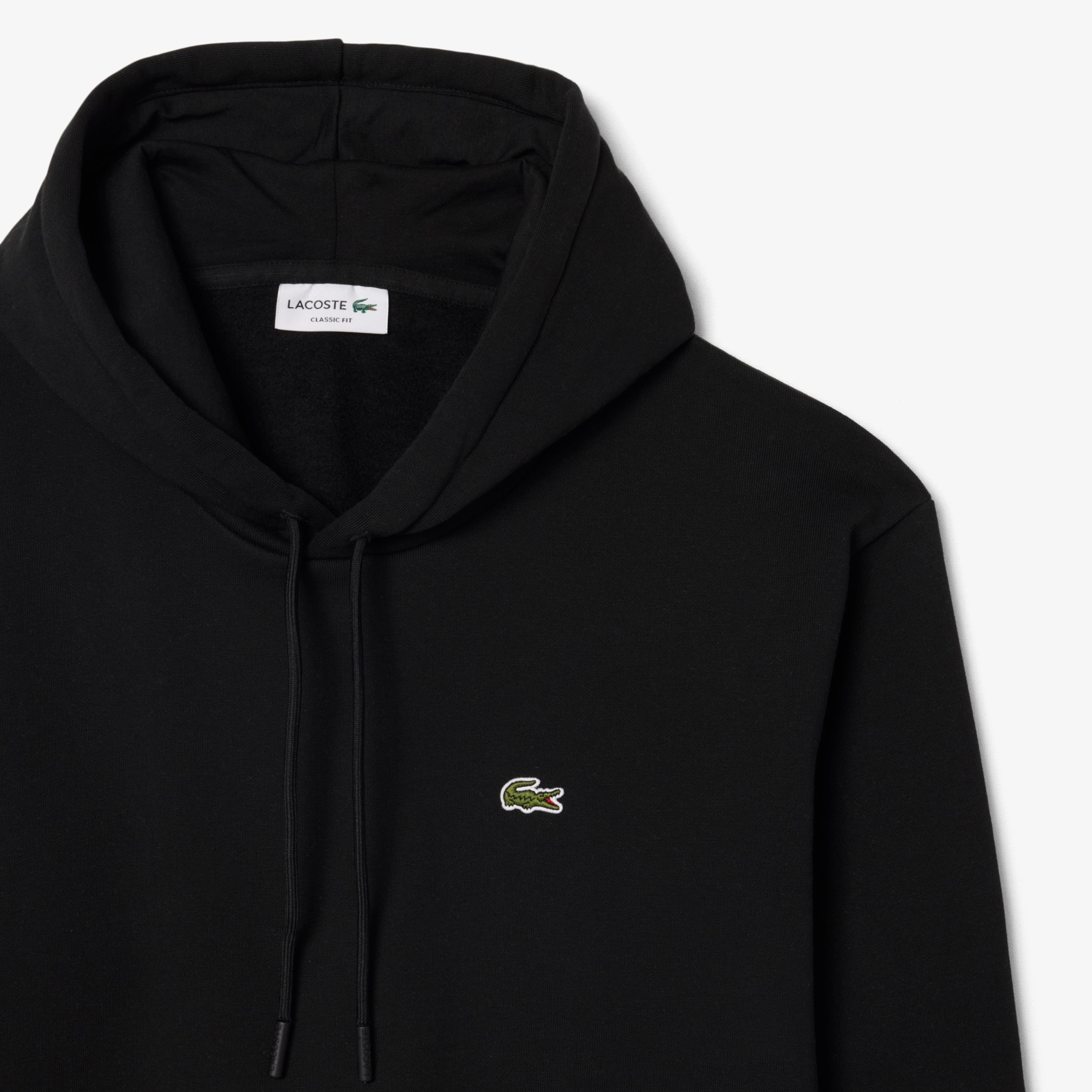 Erkek Classic Fit Kapüşonlu Siyah Sweatshirt