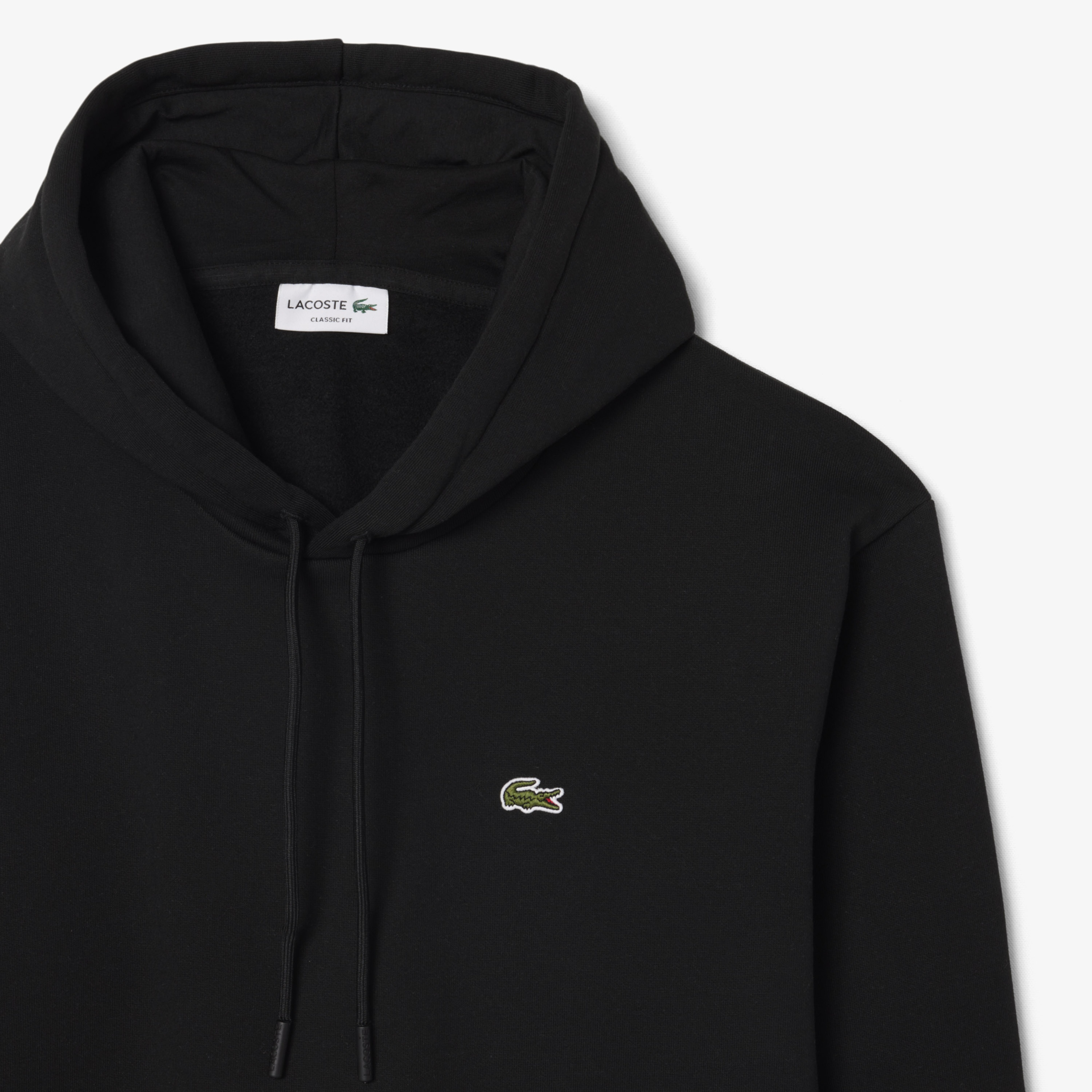 Erkek Classic Fit Kapüşonlu Siyah Sweatshirt