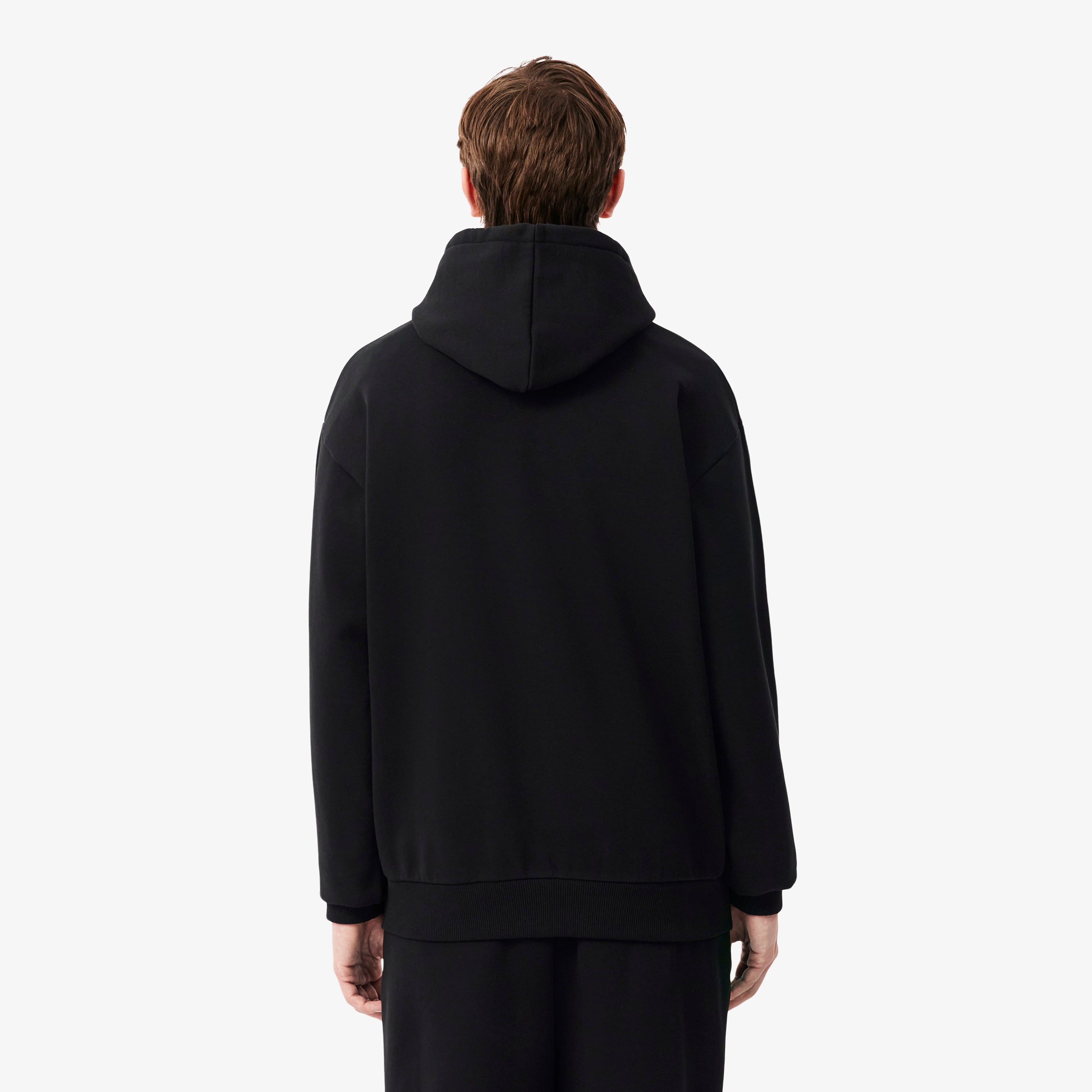 Erkek Classic Fit Kapüşonlu Siyah Sweatshirt