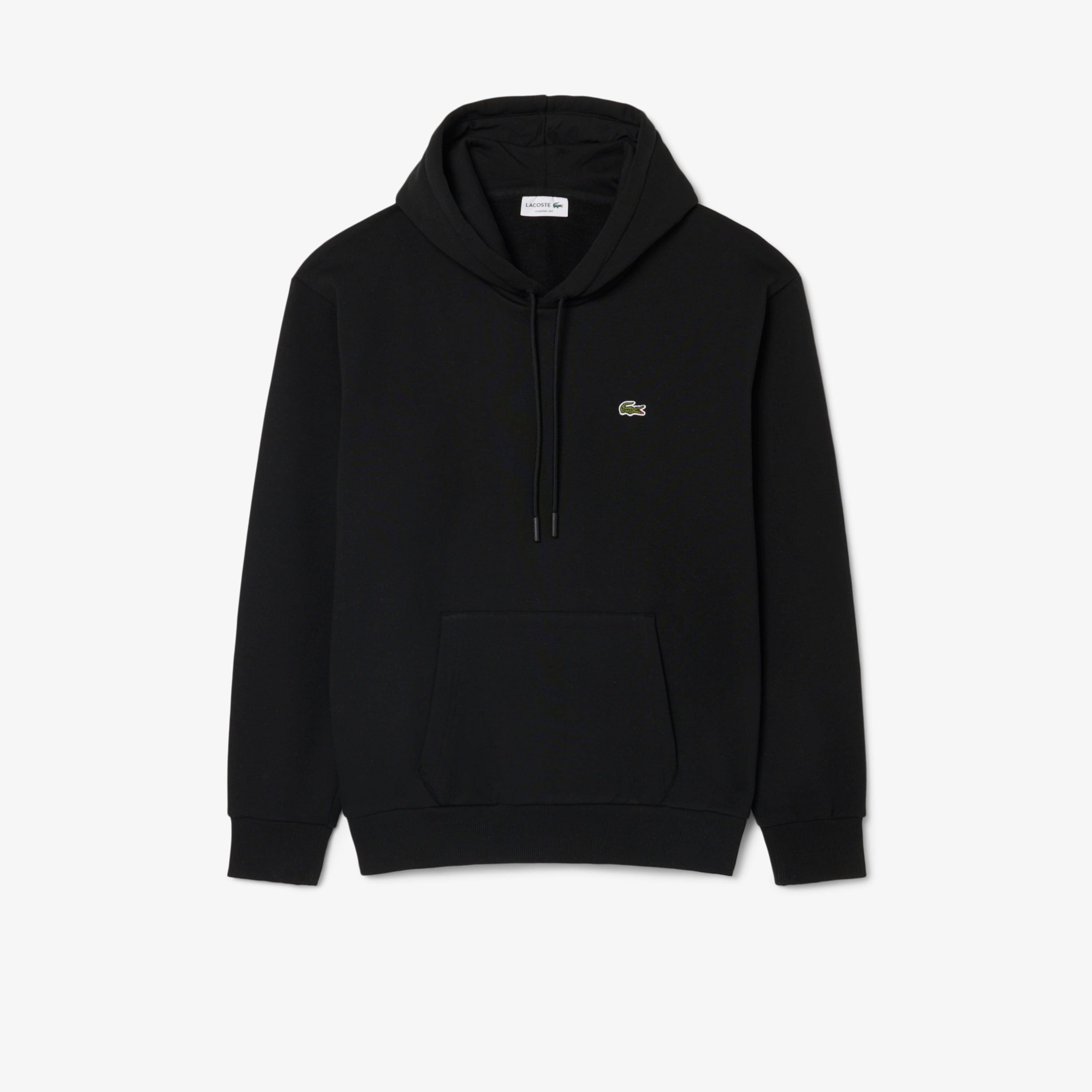 Erkek Classic Fit Kapüşonlu Siyah Sweatshirt