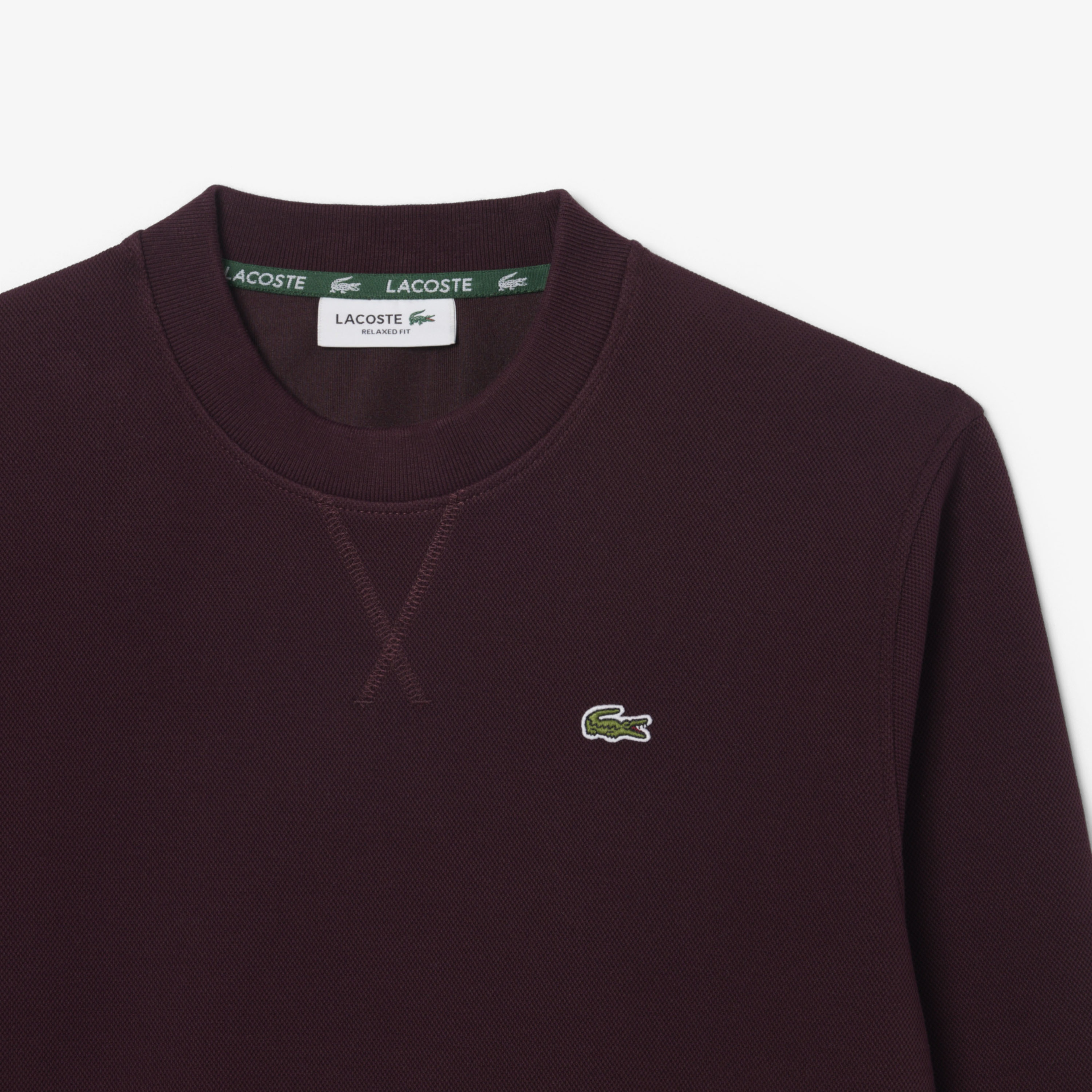 Kadın Relaxed Fit Bisiklet Yaka Bordo Sweatshirt Kadın Relaxed Fit Bisiklet Yaka Bordo Sweatshirt