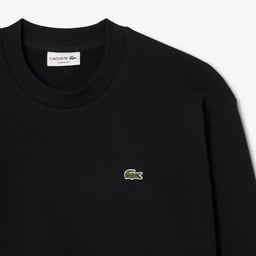 Erkek Classic Fit Bisiklet Yaka Siyah Sweatshirt Siyah