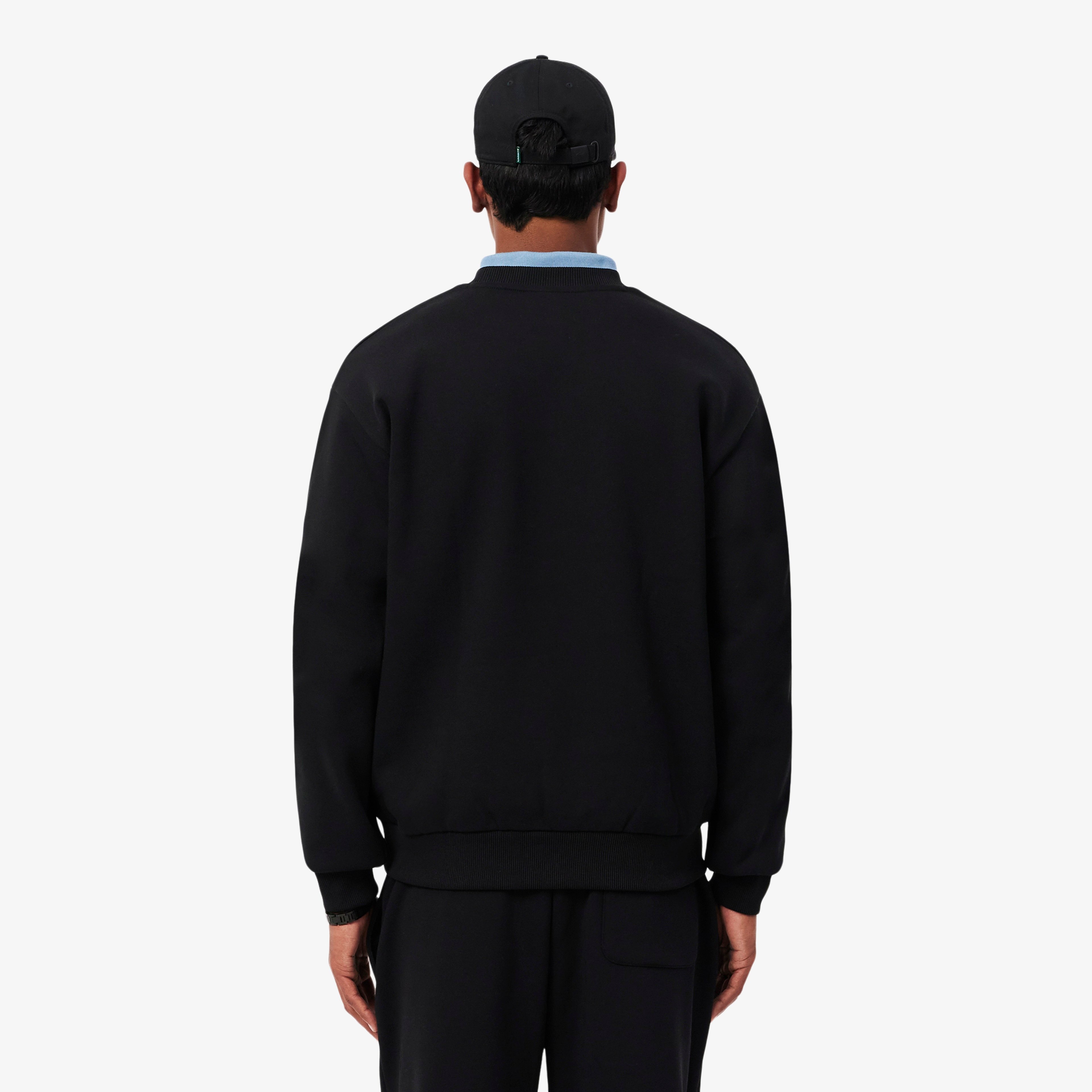 Erkek Classic Fit Bisiklet Yaka Siyah Sweatshirt Erkek Classic Fit Bisiklet Yaka Siyah Sweatshirt
