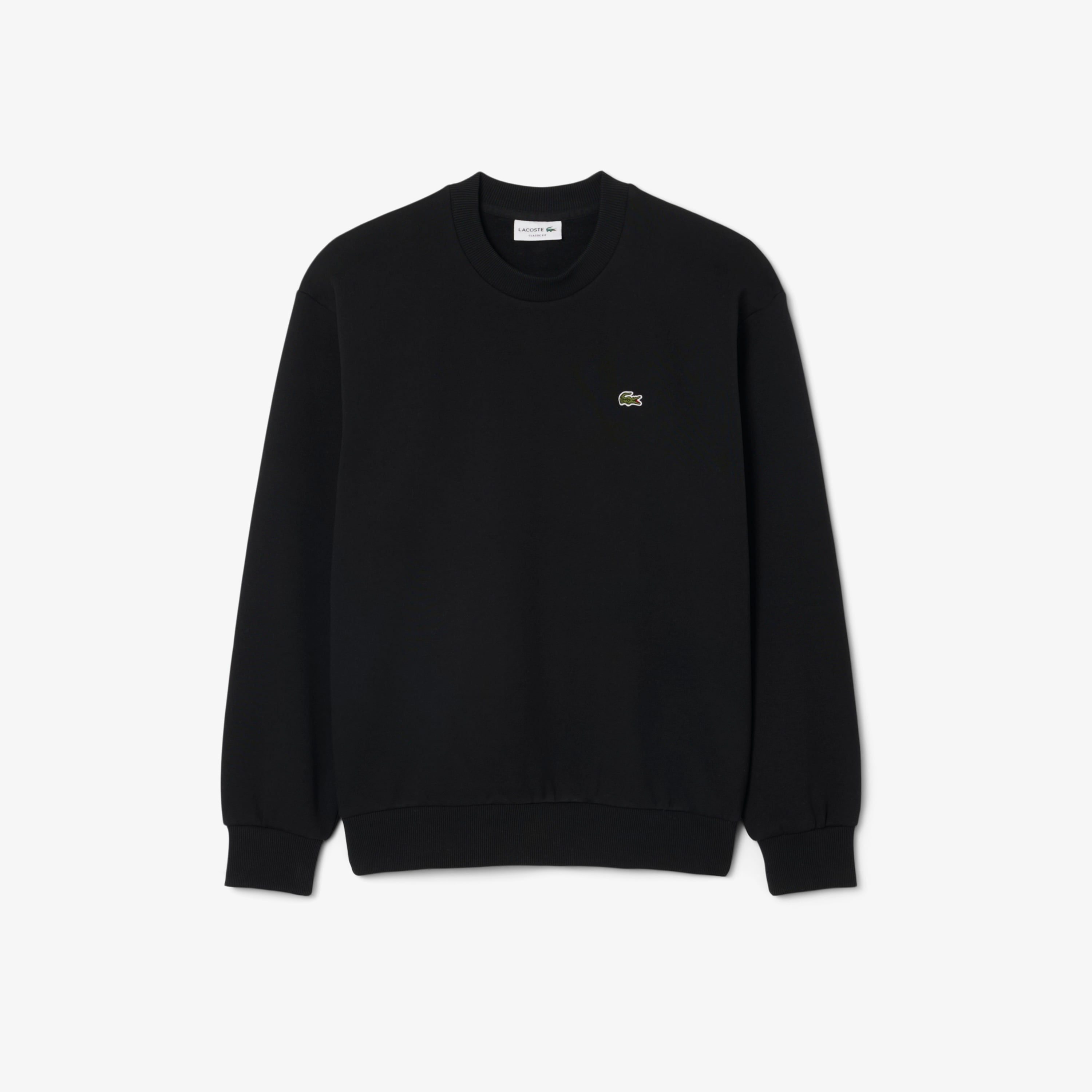 Erkek Classic Fit Bisiklet Yaka Siyah Sweatshirt