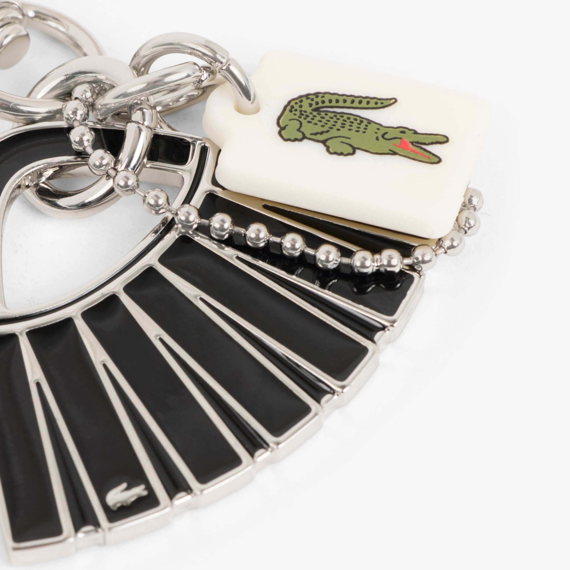 L Charms Unisex Siyah Anahtarlık