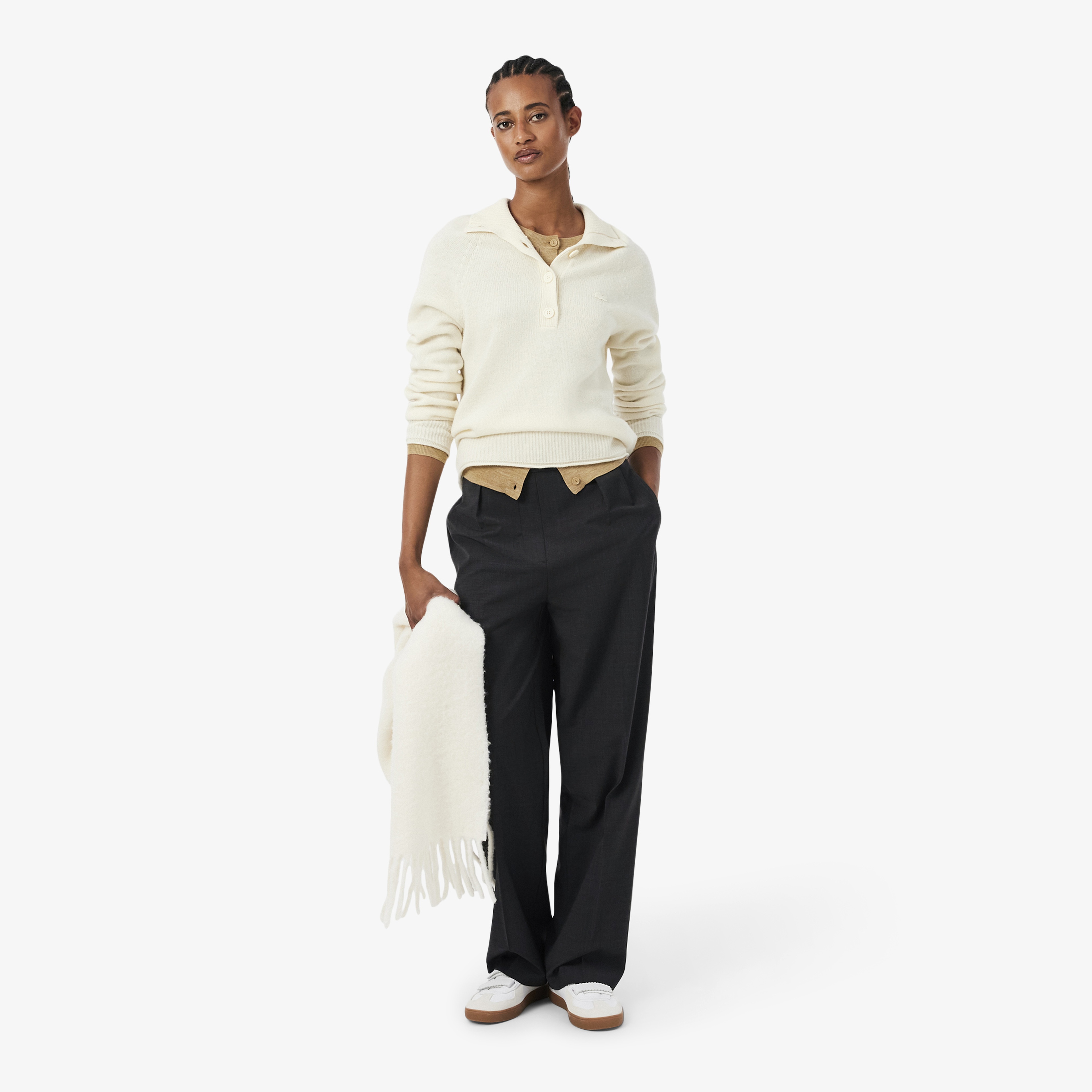 Kadın Oversize Fit Lacivert Pantolon Kadın Oversize Fit Lacivert Pantolon