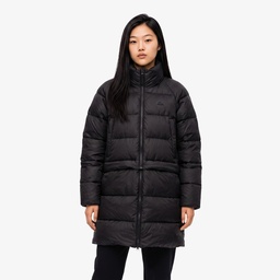 Kadın Relaxed Fit Dik Yaka Siyah Mont Siyah