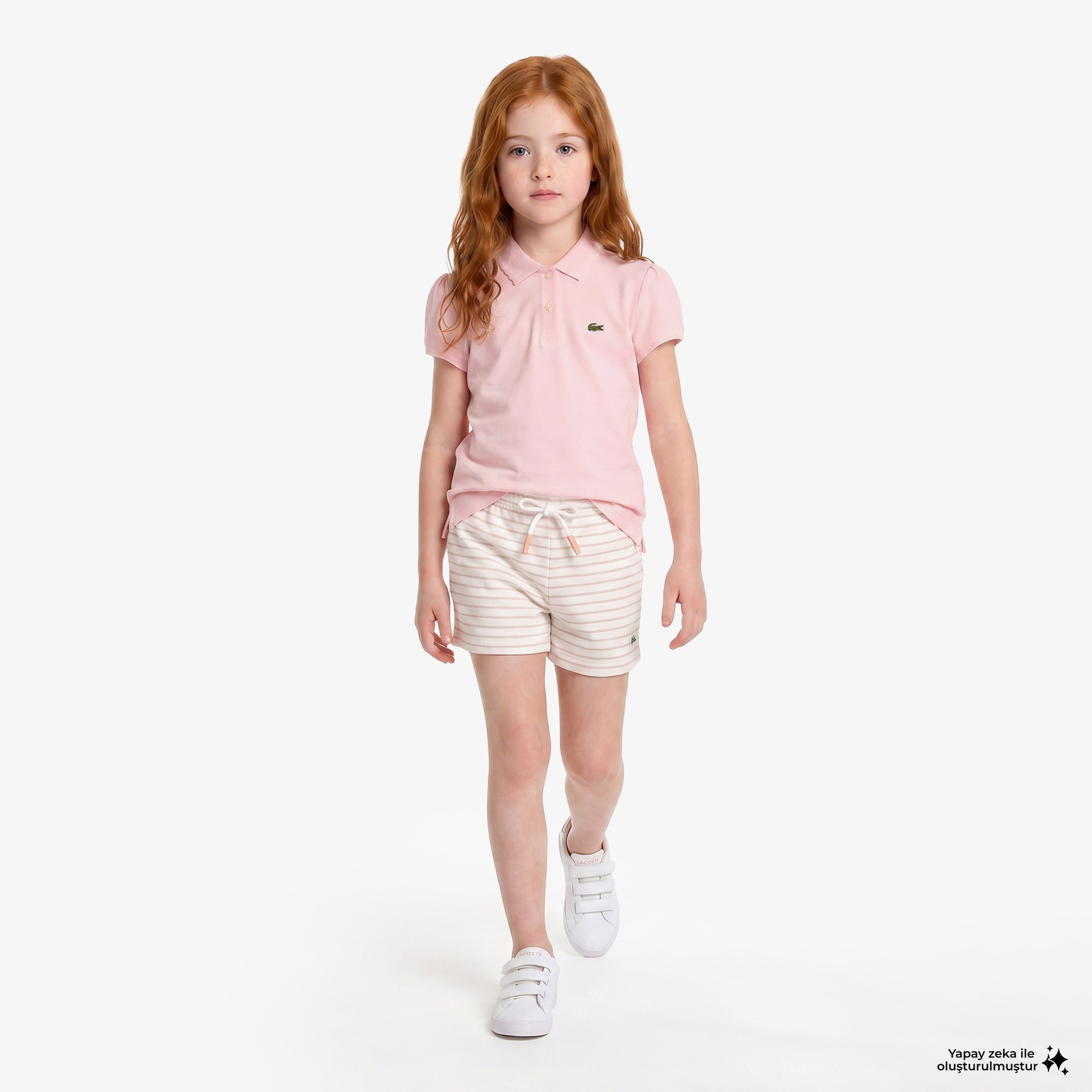 Kız Çocuk Pembe Polo Kız Çocuk Pembe Polo