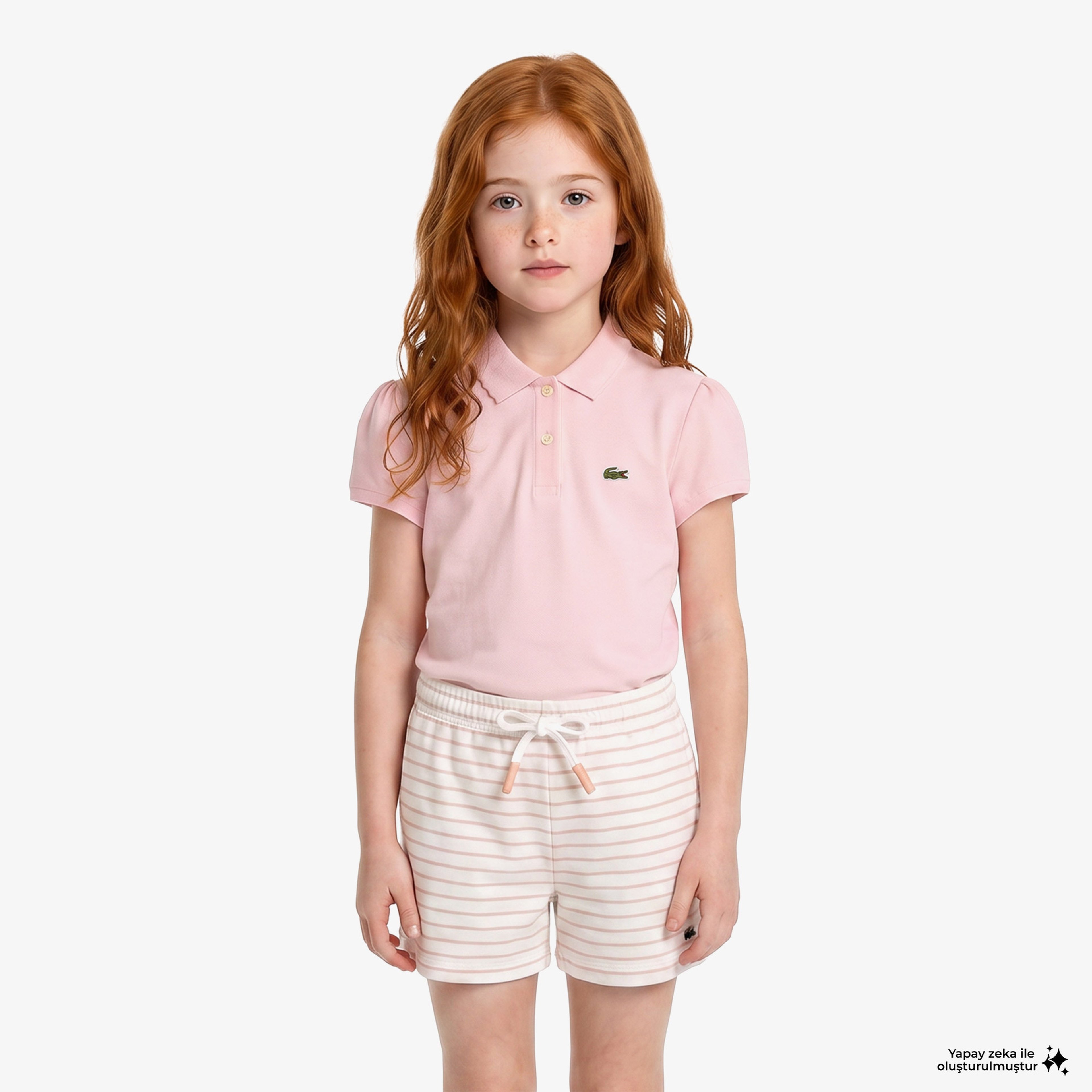 Kız Çocuk Pembe Polo Kız Çocuk Pembe Polo