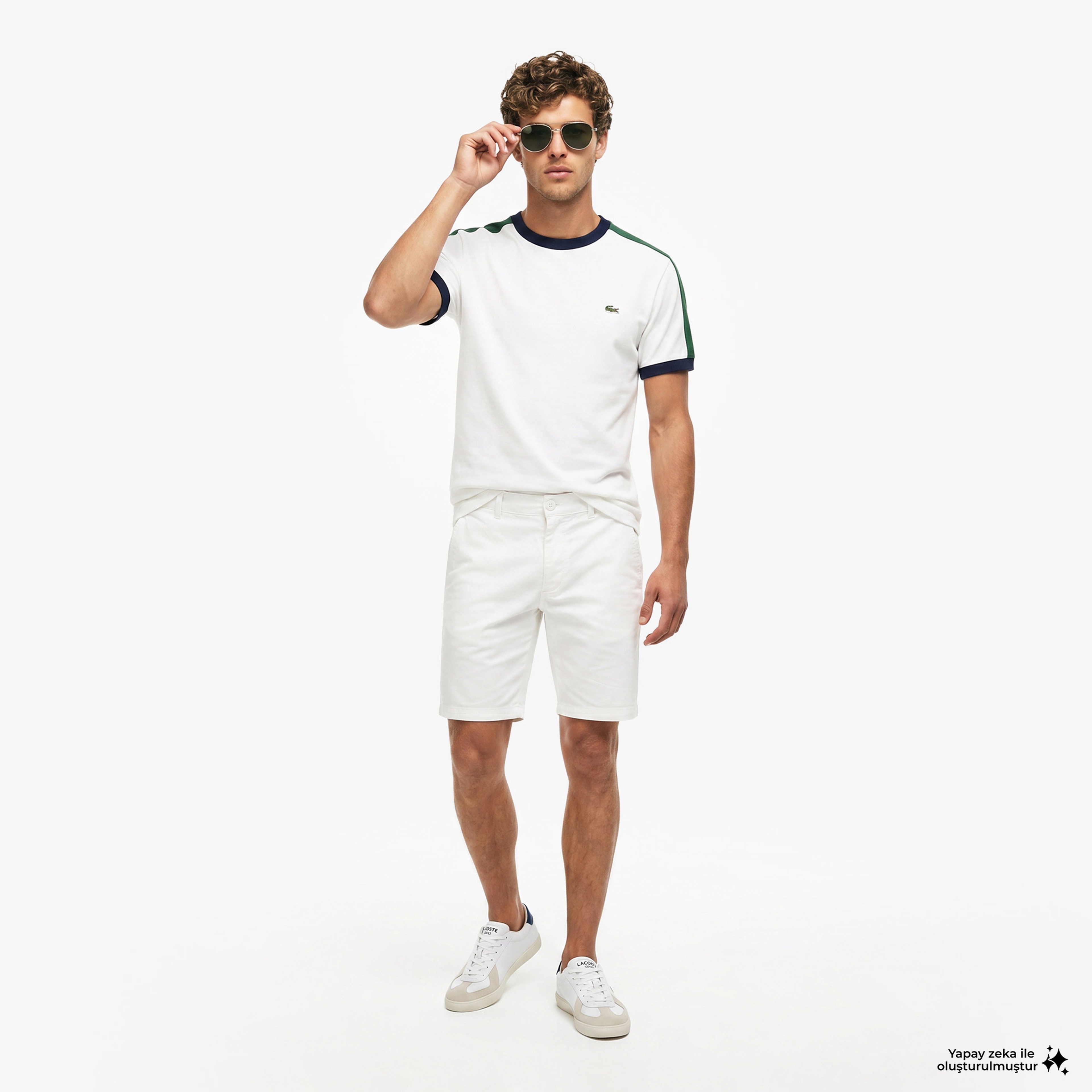 Erkek Regular Fit Bisiklet Yaka Renk Bloklu Beyaz T-Shirt Erkek Regular Fit Bisiklet Yaka Renk Bloklu Beyaz T-Shirt
