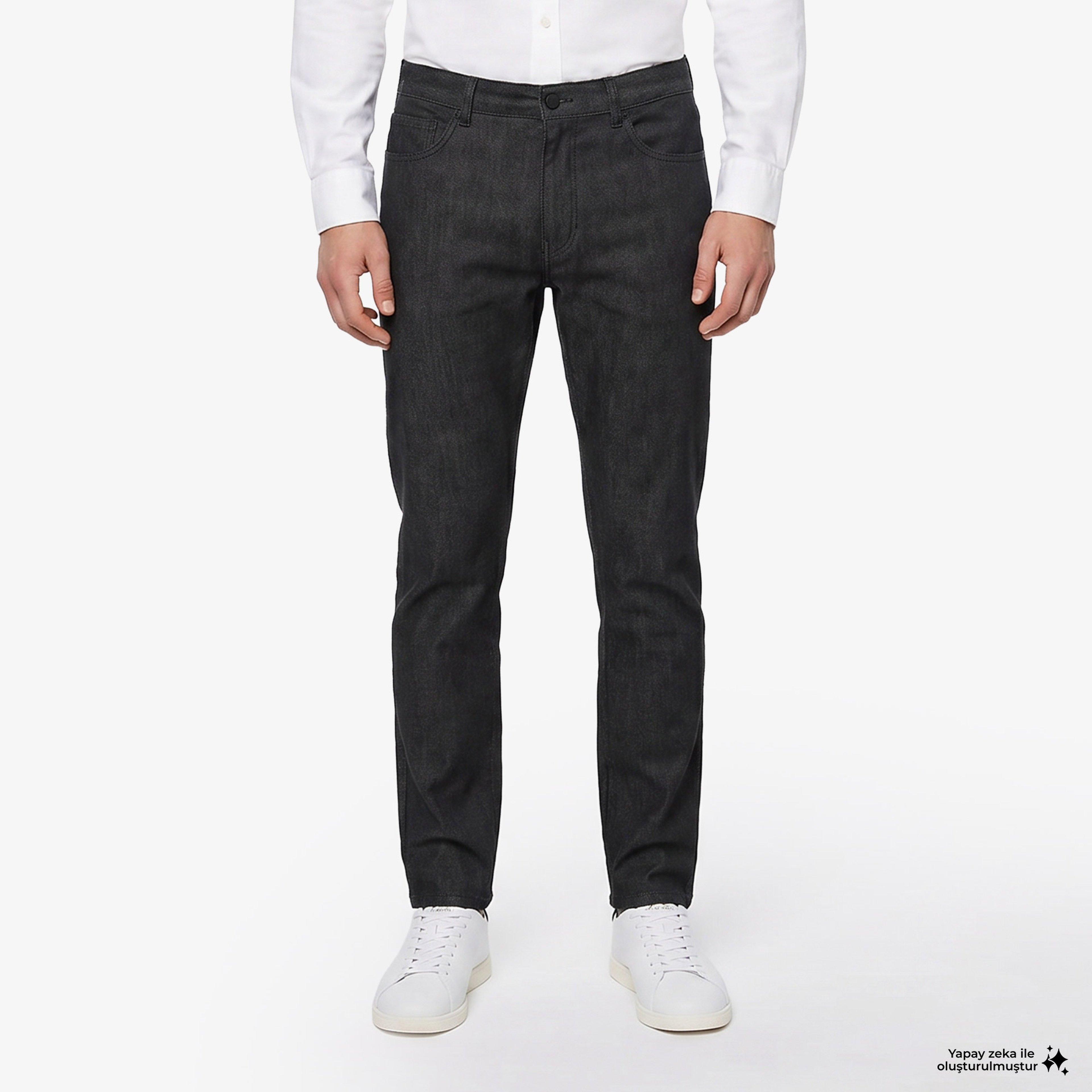 Erkek Slim Fit Siyah Chino Pantolon Erkek Slim Fit Siyah Chino Pantolon