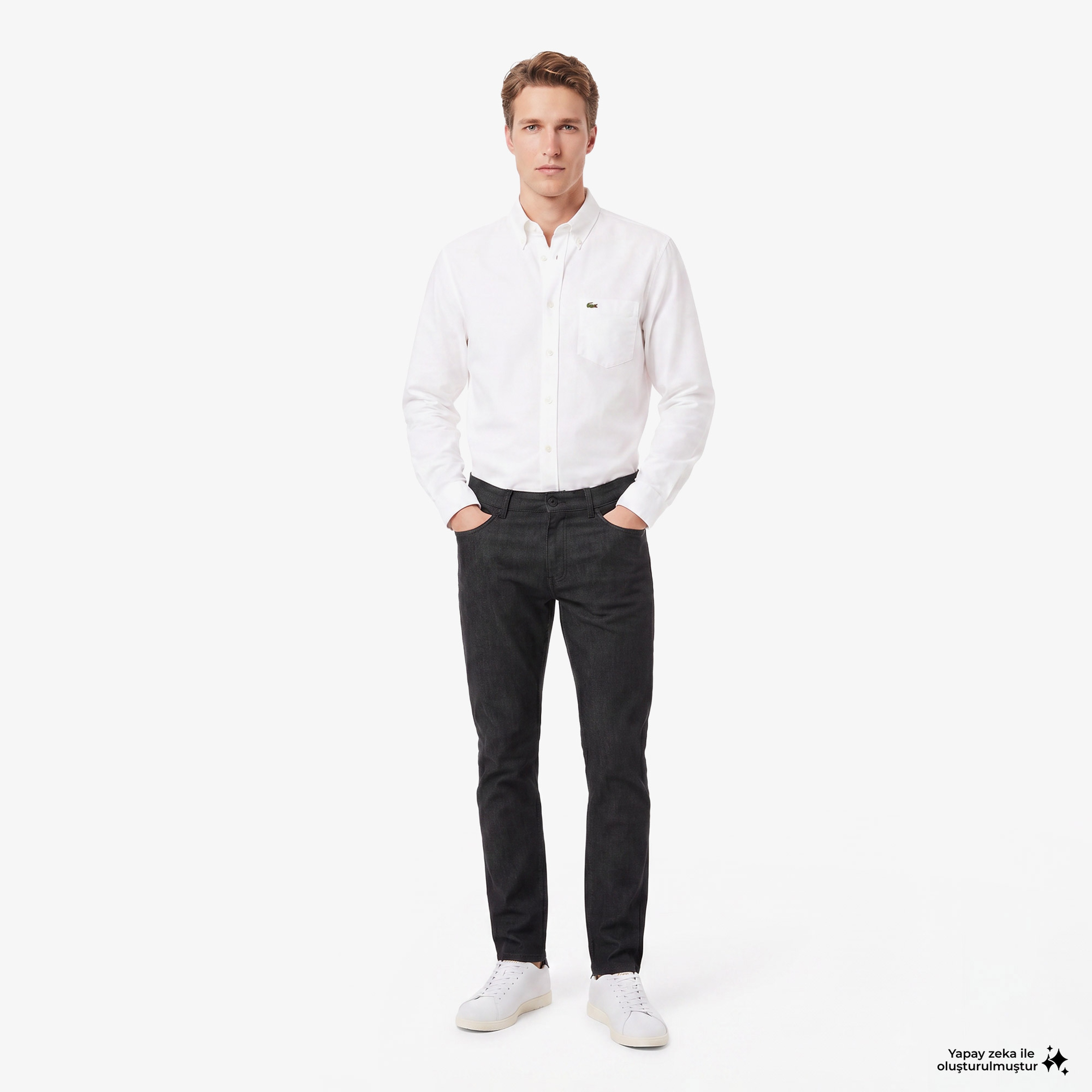 Erkek Slim Fit Siyah Chino Pantolon Erkek Slim Fit Siyah Chino Pantolon
