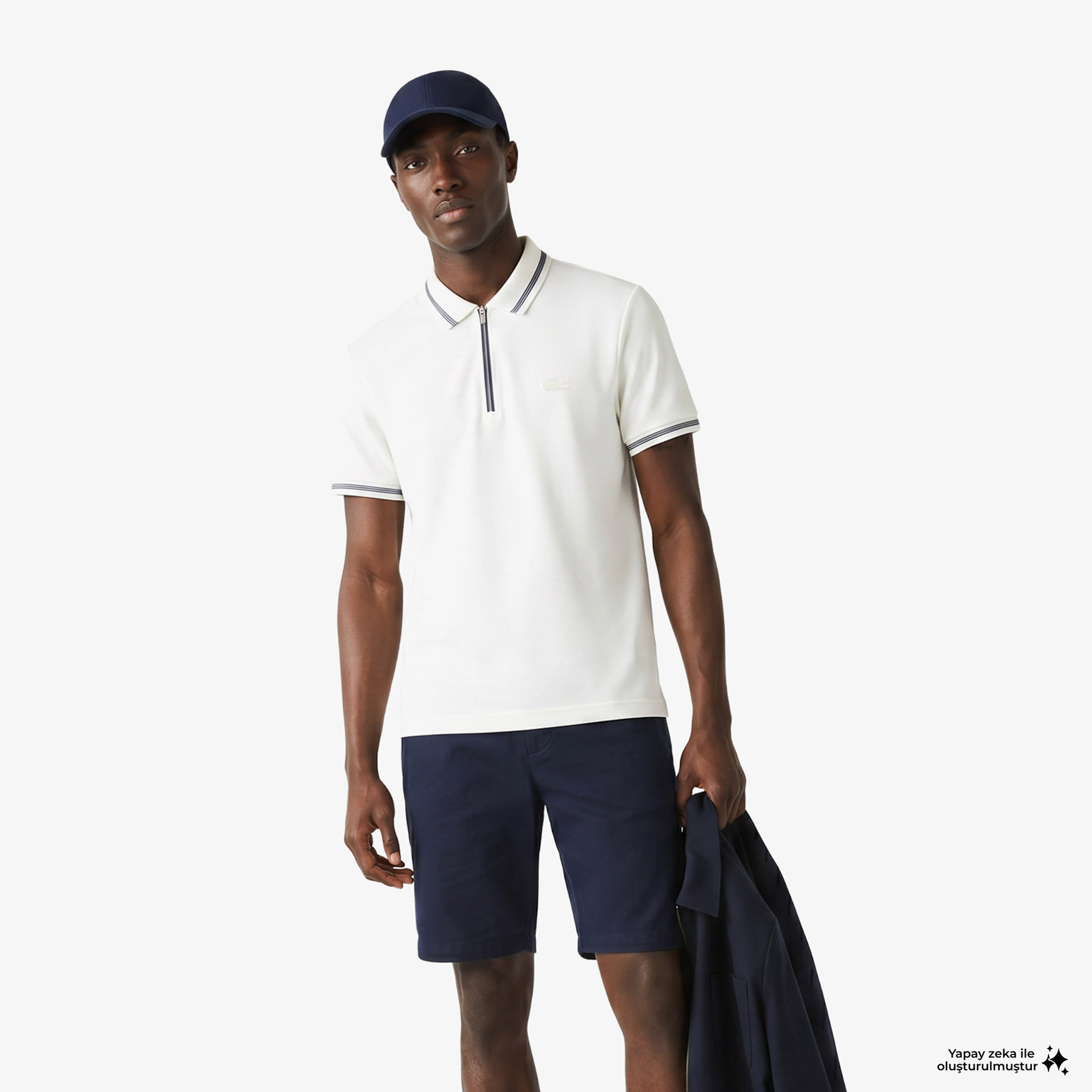 Erkek Regular Fit Beyaz Polo Erkek Regular Fit Beyaz Polo